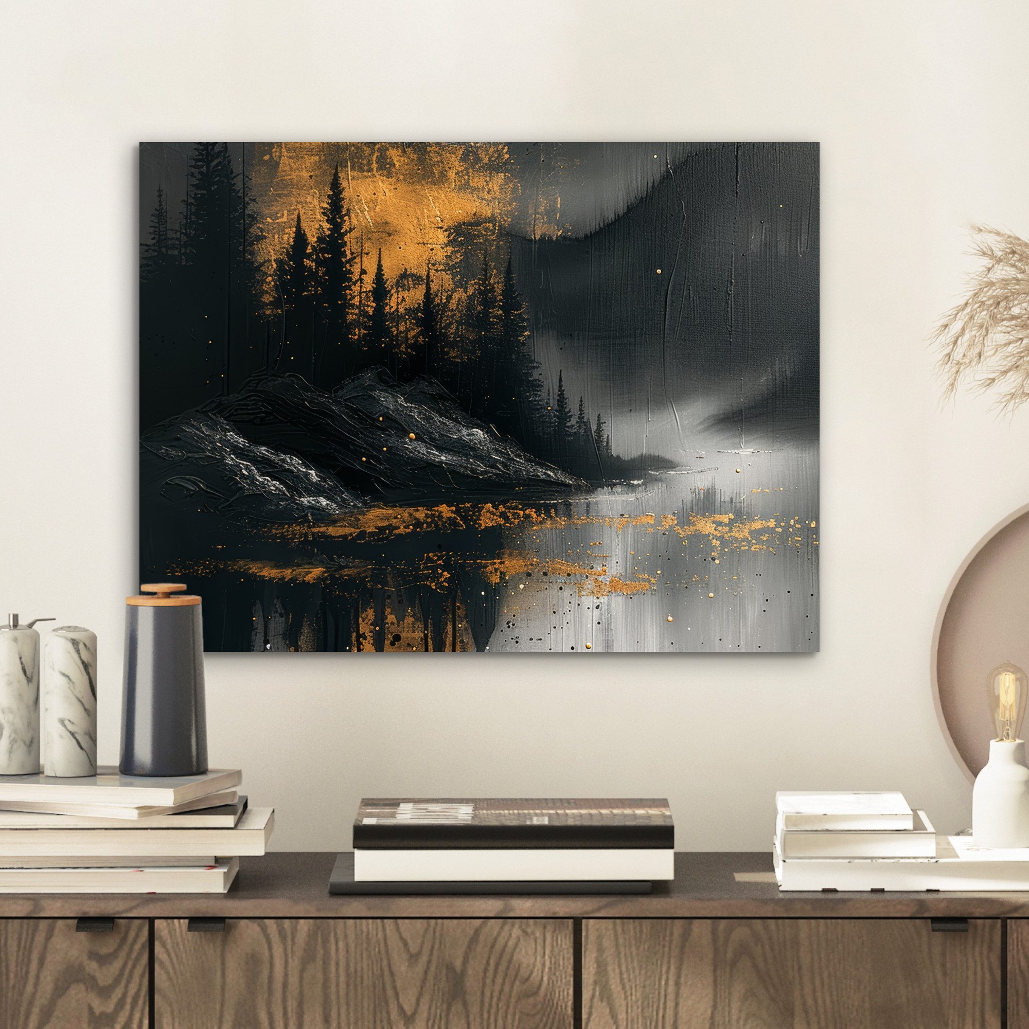 MuchoWow Metallbild Natur - Abstrakt - günstig online kaufen