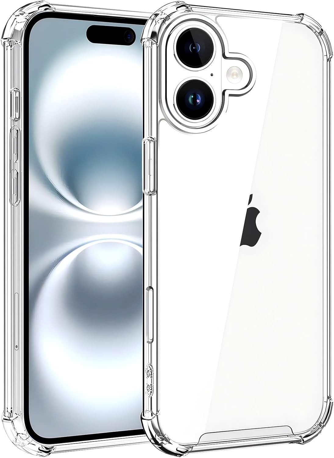 AVANA Handyhülle für iPhone 16 / Pro / Plus / Pro Max Hülle Schutzhülle Klar Bumper, Case, Cover, Durchsichtig, Transparent