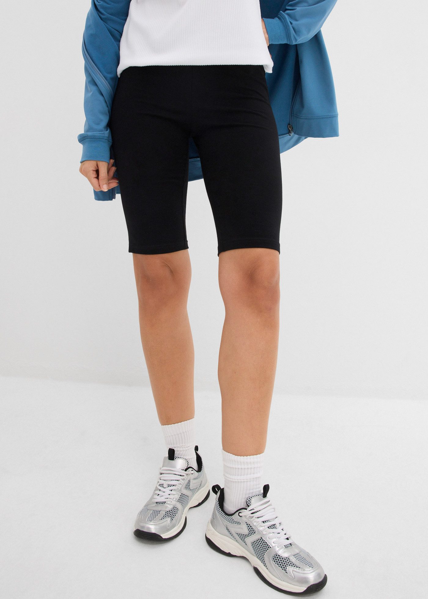 bonprix Radlerhose (Packung, 2-tlg., 2) Lange Radlerhose (2er Pack) mit Gum günstig online kaufen