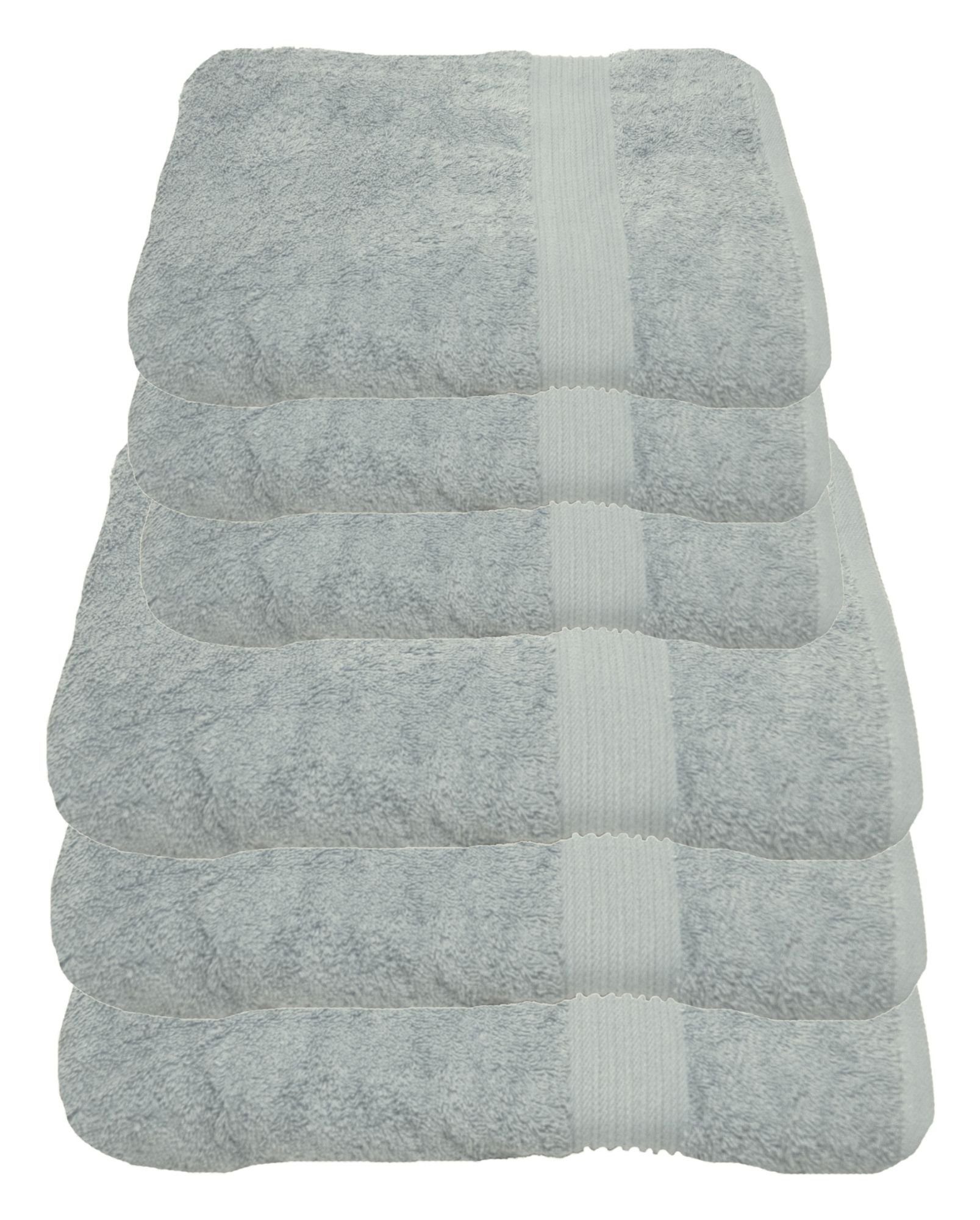 Julie Julsen Handtücher 6-Handtücher-Silber, Baumwolle (6-St) günstig online kaufen