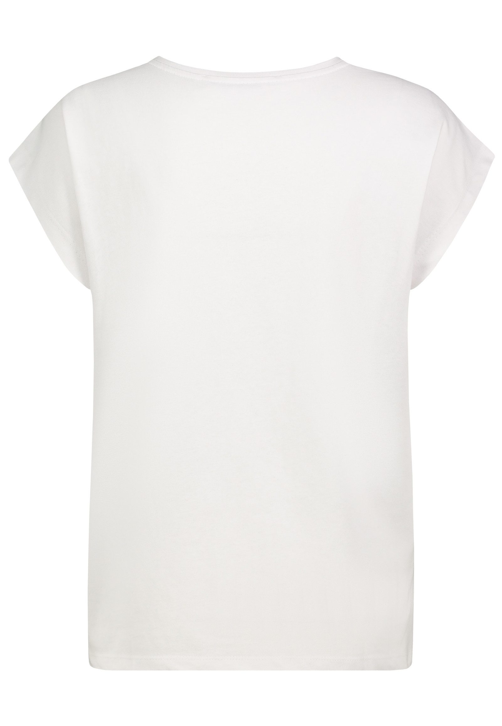 Fresh Made T-Shirt Blumenmuster mit motivierendem Text, für Damen Baumwolle Regular Fit Rundhals Kurzarm bedruckt – Bild 2 von 3