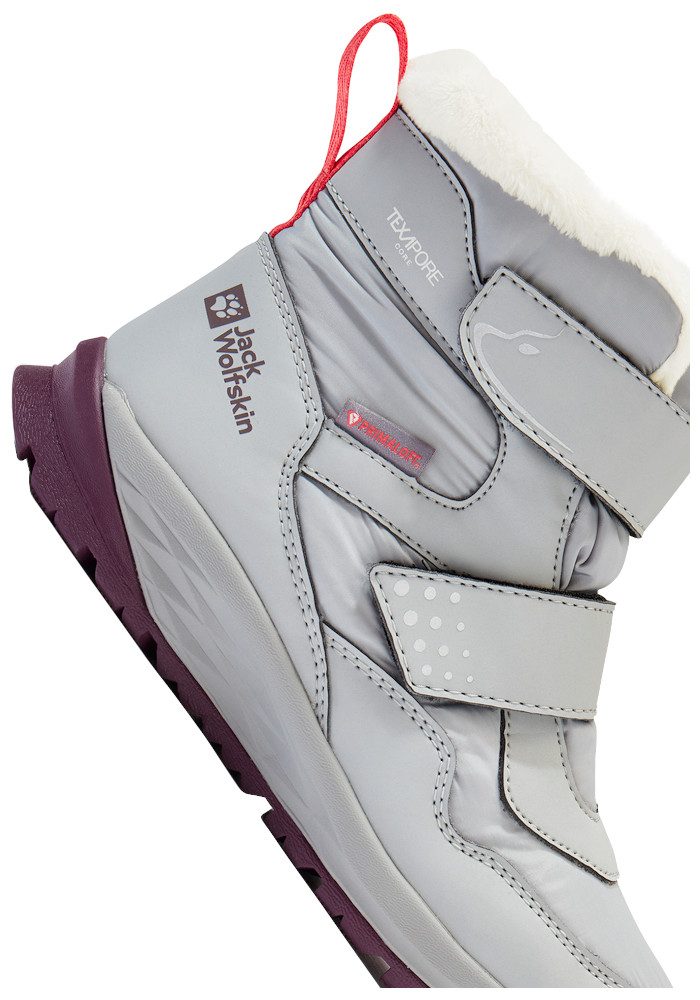 Jack Wolfskin POLAR BEAR-G TEXAPORE MID VC K Winterstiefel Kinder-Winterstiefel, wasserdicht, warm gefüttert – Bild 5 von 5