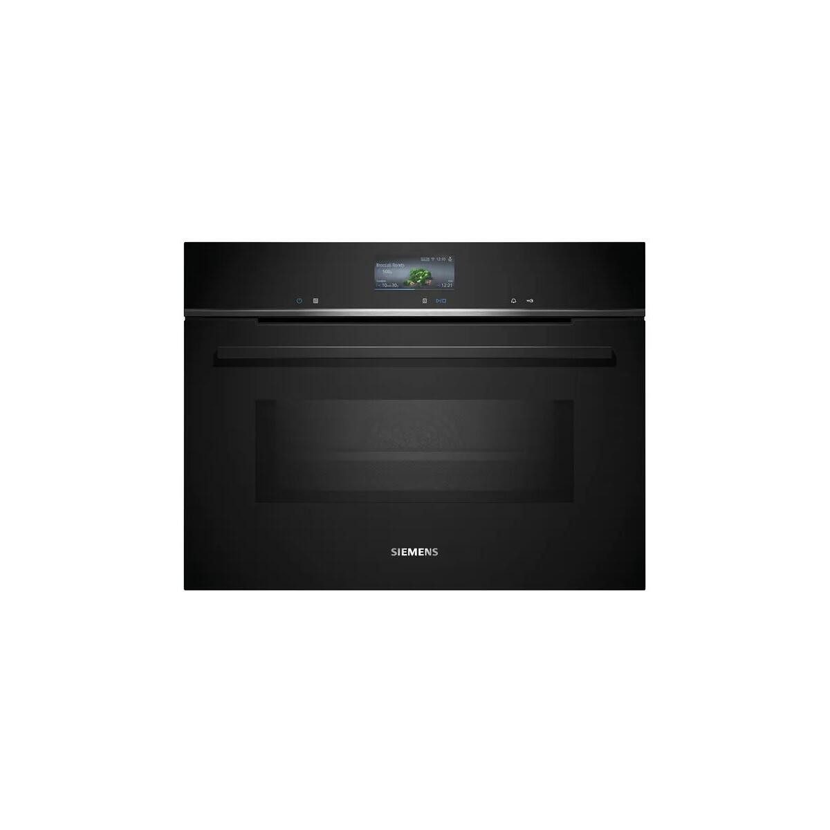 SIEMENS Backofen mit Mikrowelle CM776GKB1 iQ700 Einbaukompaktbackofen mit Mikrowellenfunktion