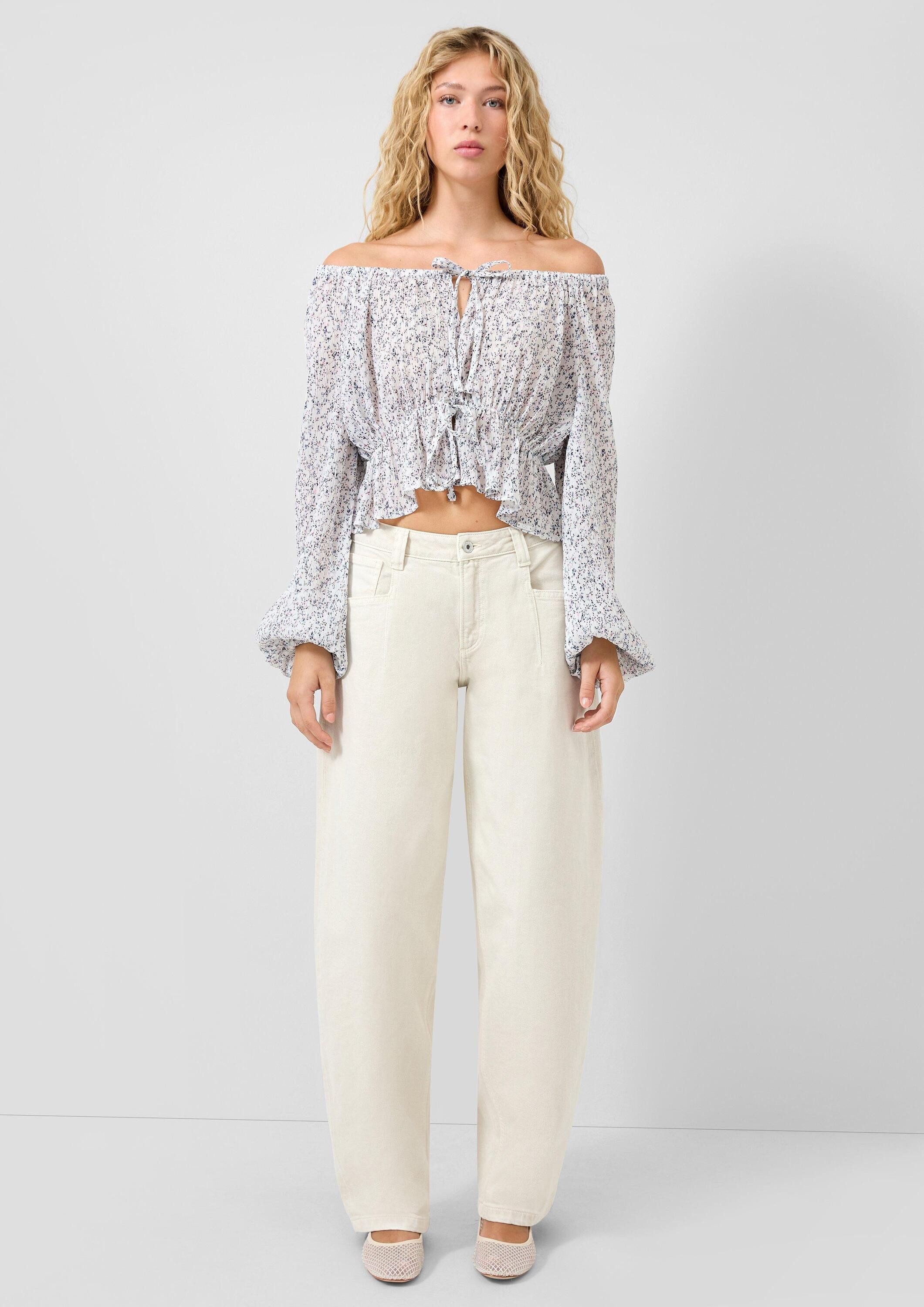 Weite Jeans Jeans-Hose