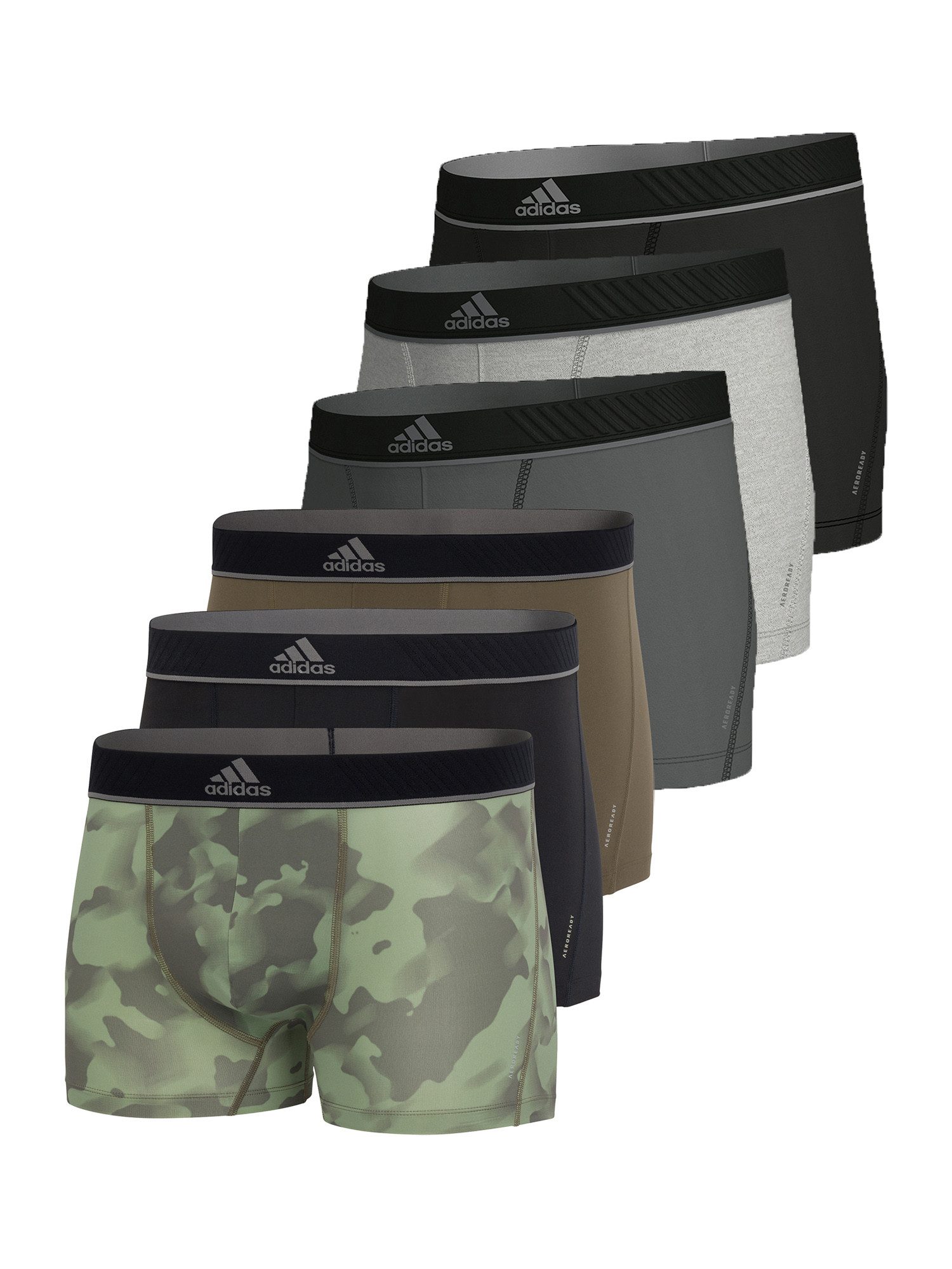 adidas Sportswear Trunk Active Micro Flex Eco (6-St) Unterhose Männer Boxershort