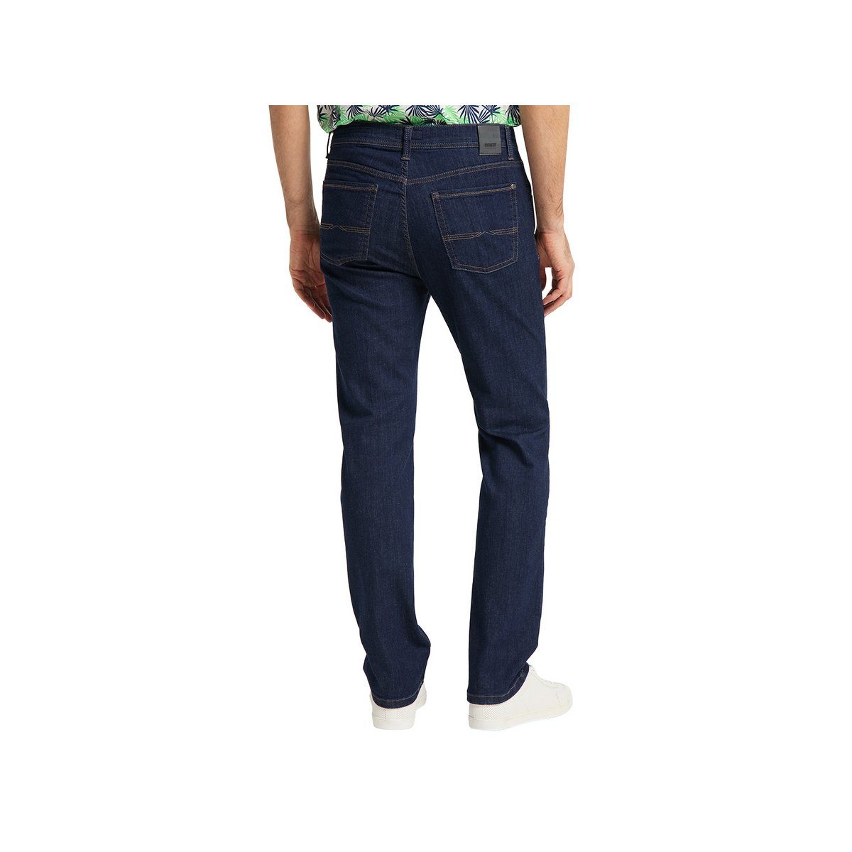 dunkel-blau (1-tlg) Authentic Pioneer 5-Pocket-Jeans Jeans