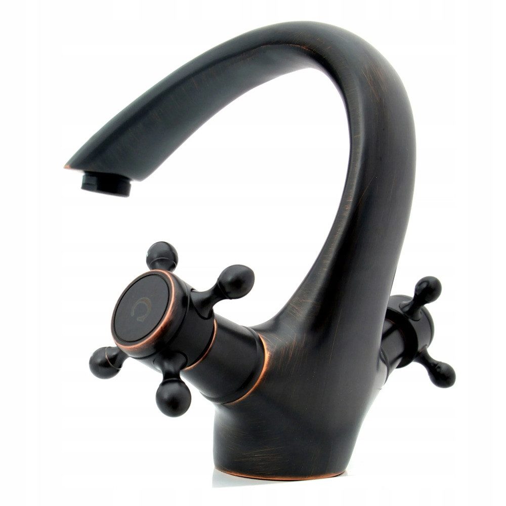 wohnwerk.idee Waschtischarmatur Wasserhahn Waschbeckenarmatur für Aufsatzwaschbecken Retro Vintage