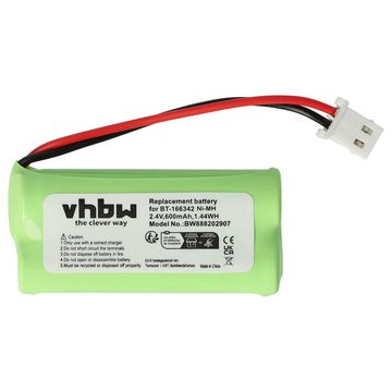 vhbw kompatibel mit Audioline Baby Care 7 Akku NiMH 600 mAh (2,4 V)