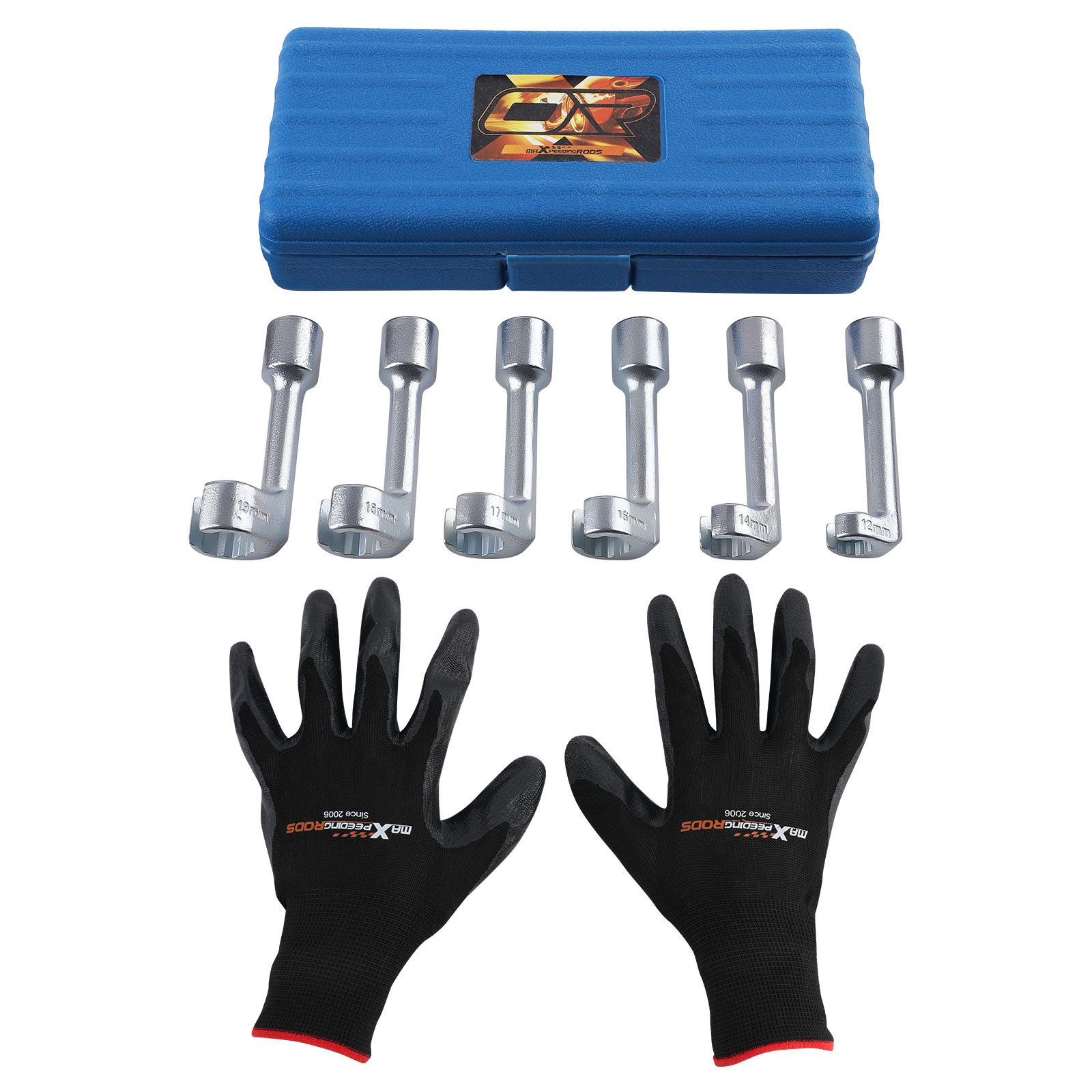 maXpeedingrods Werkzeugset, Einspritz Leitungsschlüssel-Satz Offener 1/2 Zoll Antrieb 12 17 19mm