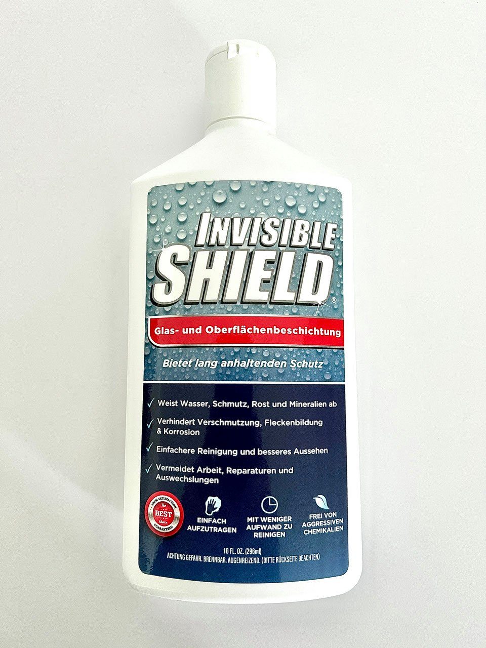 Kristhal Dusch- & Baddesign Oberflächenschutz Glasreiniger ml) und für Schmutzabweisung Reinigung einfache (300