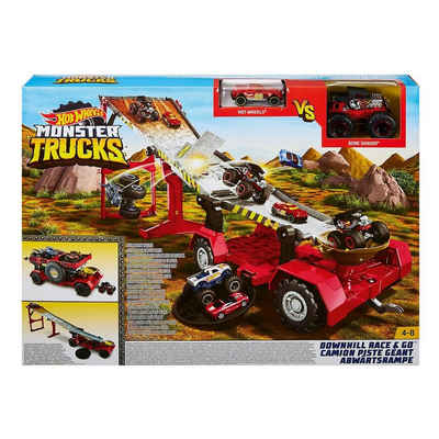 Mattel® Spielzeug-Monstertruck »Mattel GFR15 - Hot Wheels - Monster Trucks - Abwärtsrampe mit Fahrzeugen«