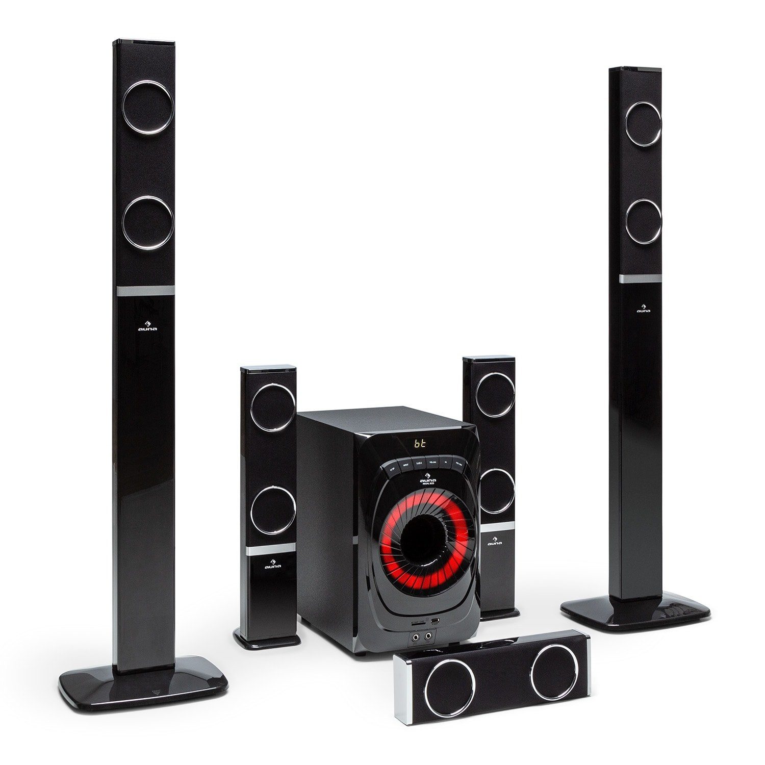 W) (Bluetooth, 5.1 Areal Auna 100 825 Lautsprecher System