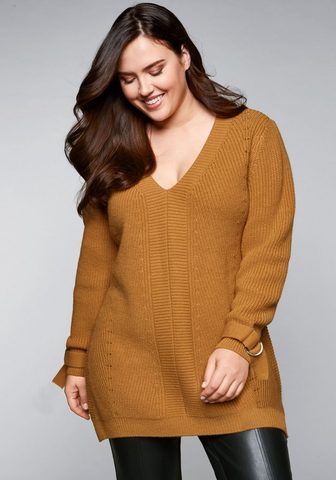 SHEEGO Пуловер с V-образным вырезом