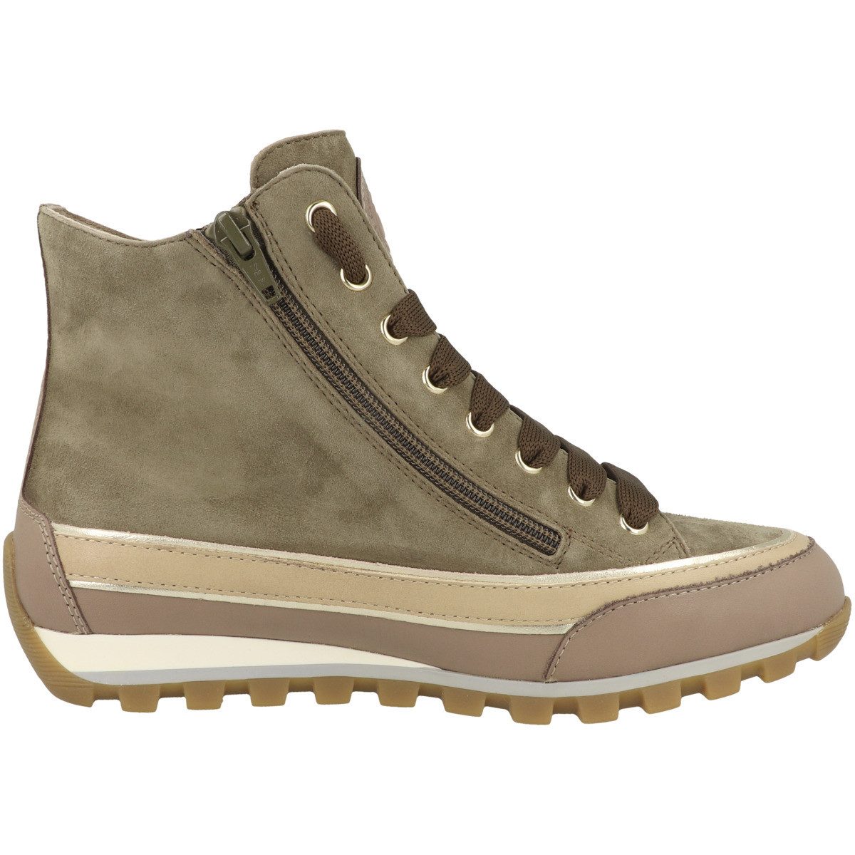 Candice Cooper JANIS STRIP PLUS CHIC Damen Sneaker Turnschuhe, Sportschuhe, Freizeitschuhe, Halbschuhe, Schnürschuhe