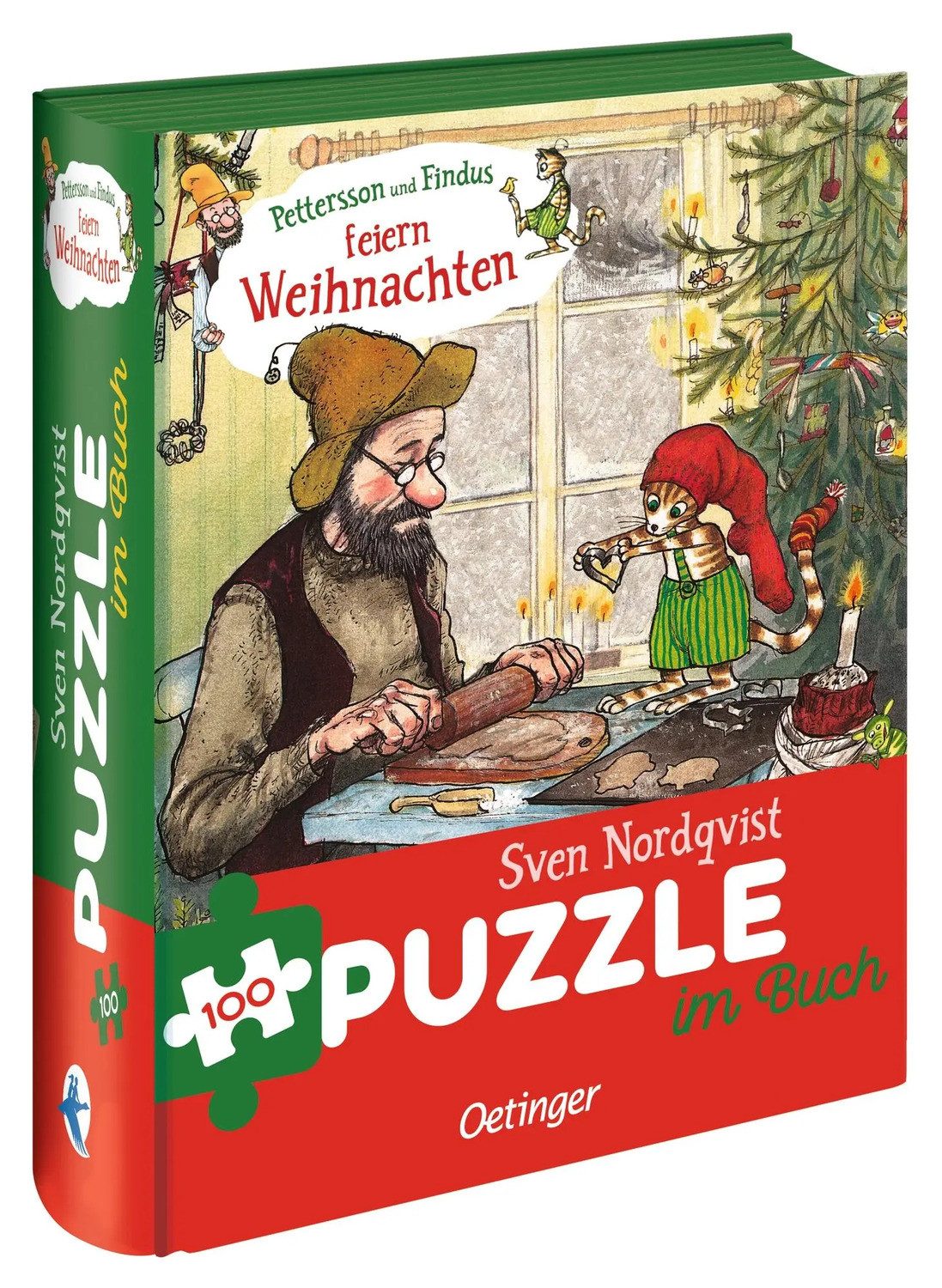 Oetinger Puzzle Pettersson und Findus feiern Weihnachten. Puzzle im Buch. 1 günstig online kaufen