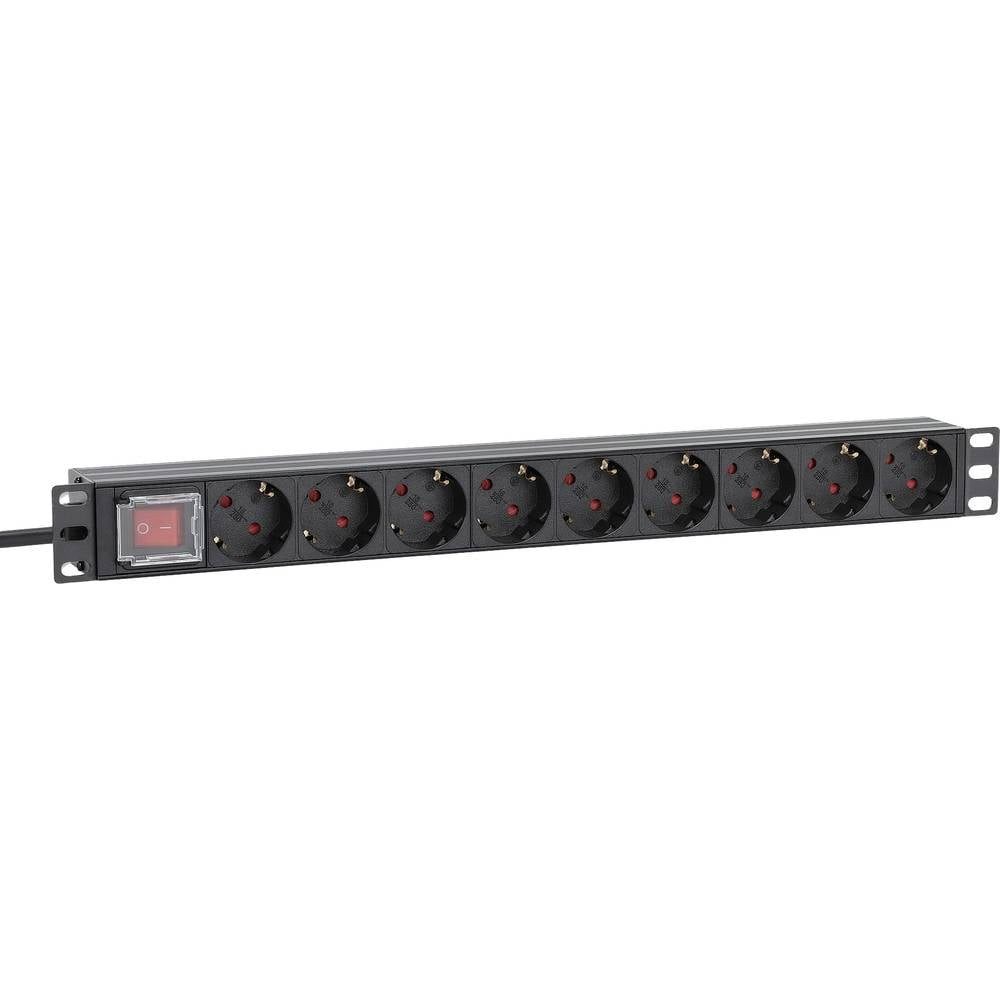 Netzwerkschrank 19″ 9-fach Steckdosenleiste