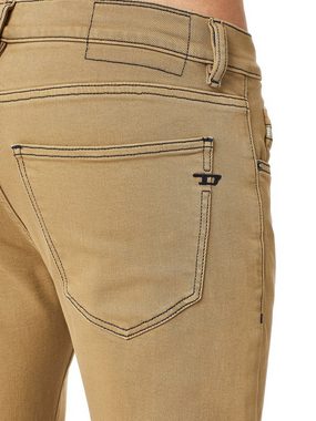 Diesel Slim-fit-Jeans Stretch Hose Beige - D-Strukt 09C83 - Länge:32