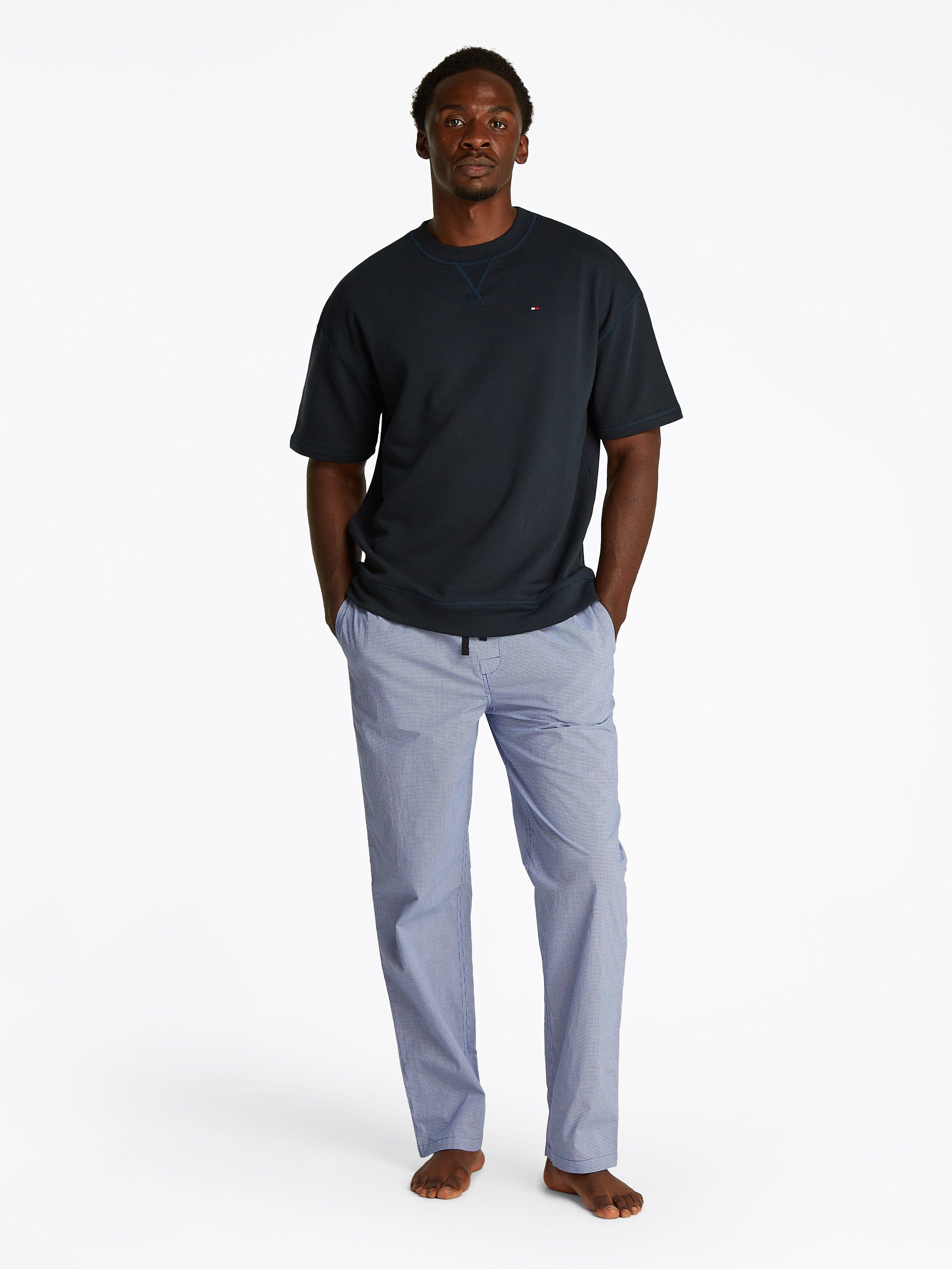 Tommy Hilfiger Underwear T-Shirt SS TRACK TOP mit Logostickerei