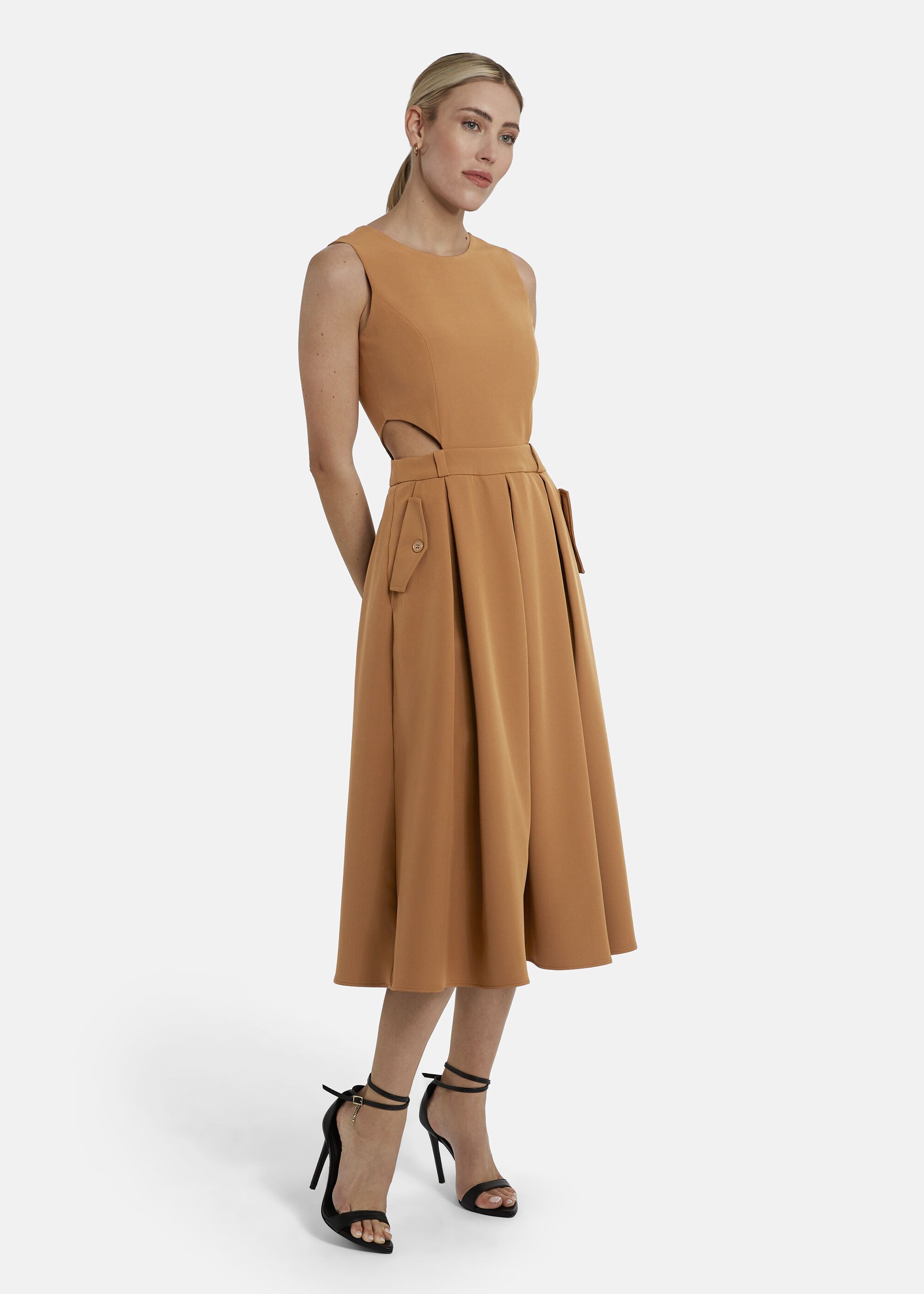 Nicowa A-Linien-Kleid BALLOWI (1-tlg) im Trenchlook günstig online kaufen