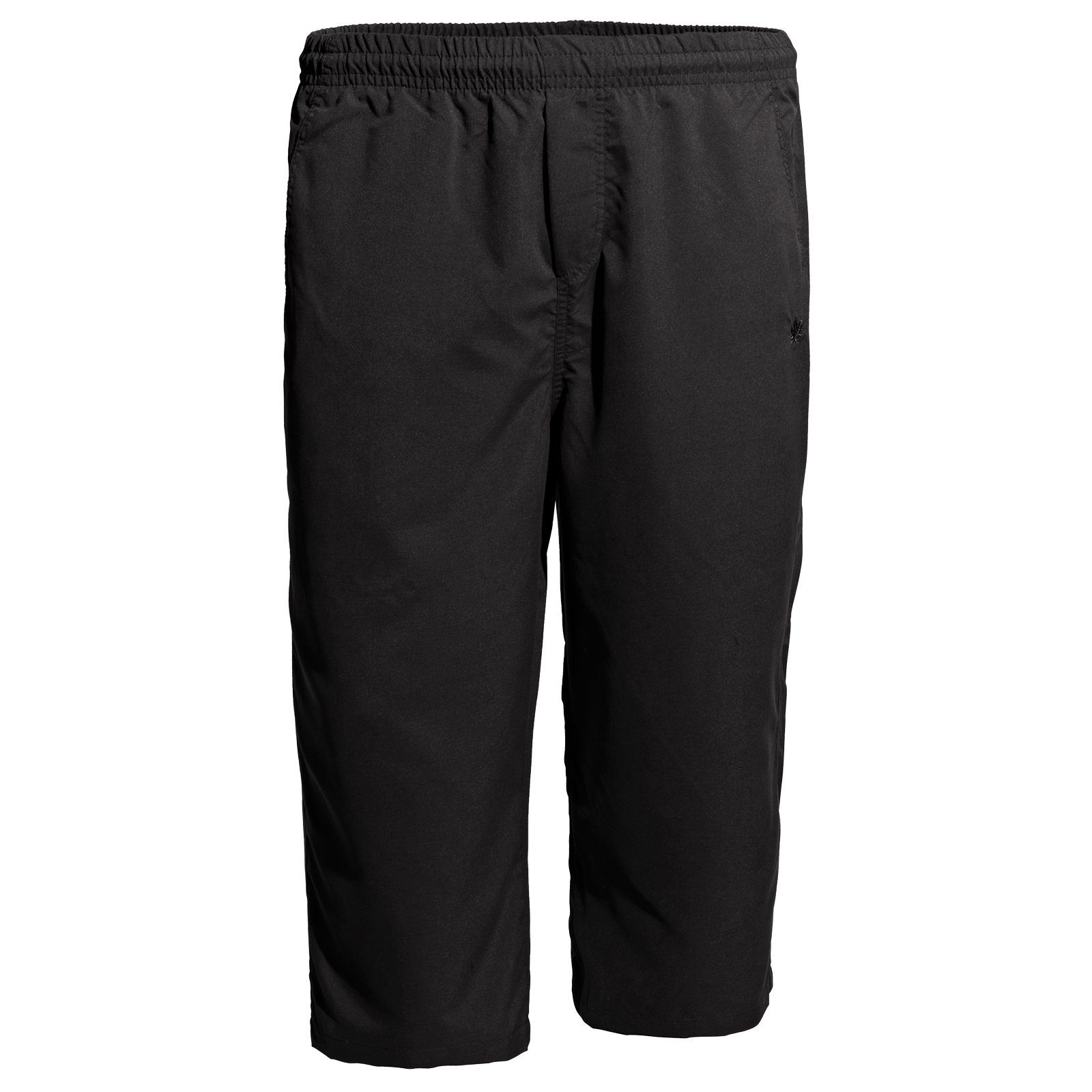 AHORN SPORTSWEAR Caprihose Übergrößen Fitness Caprihose Microfaser Ahorn schwarz