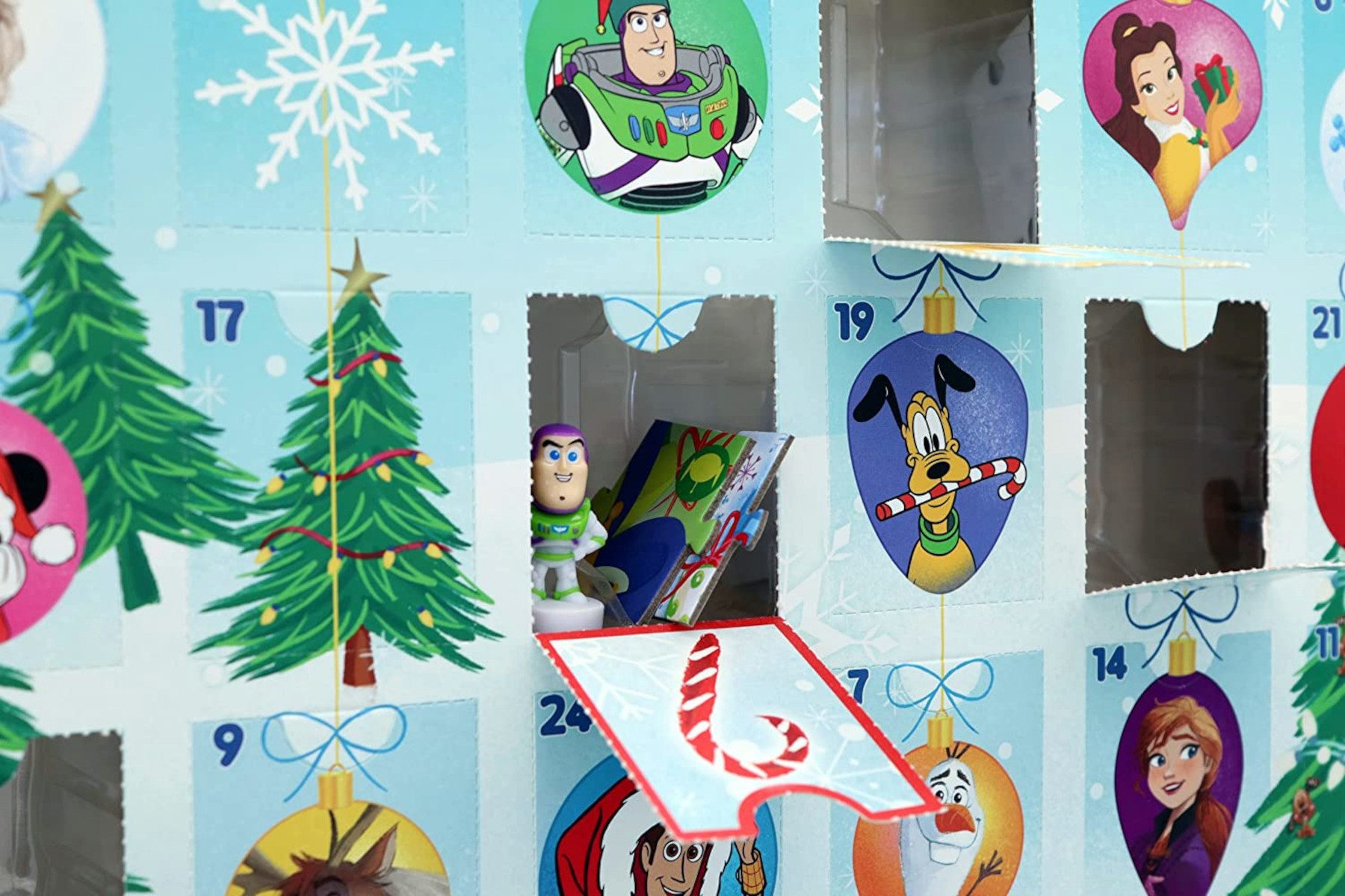 ASS Altenburger Adventskalender Disney - Game & Puzzle (24-tlg), mit Spielen und Figuren