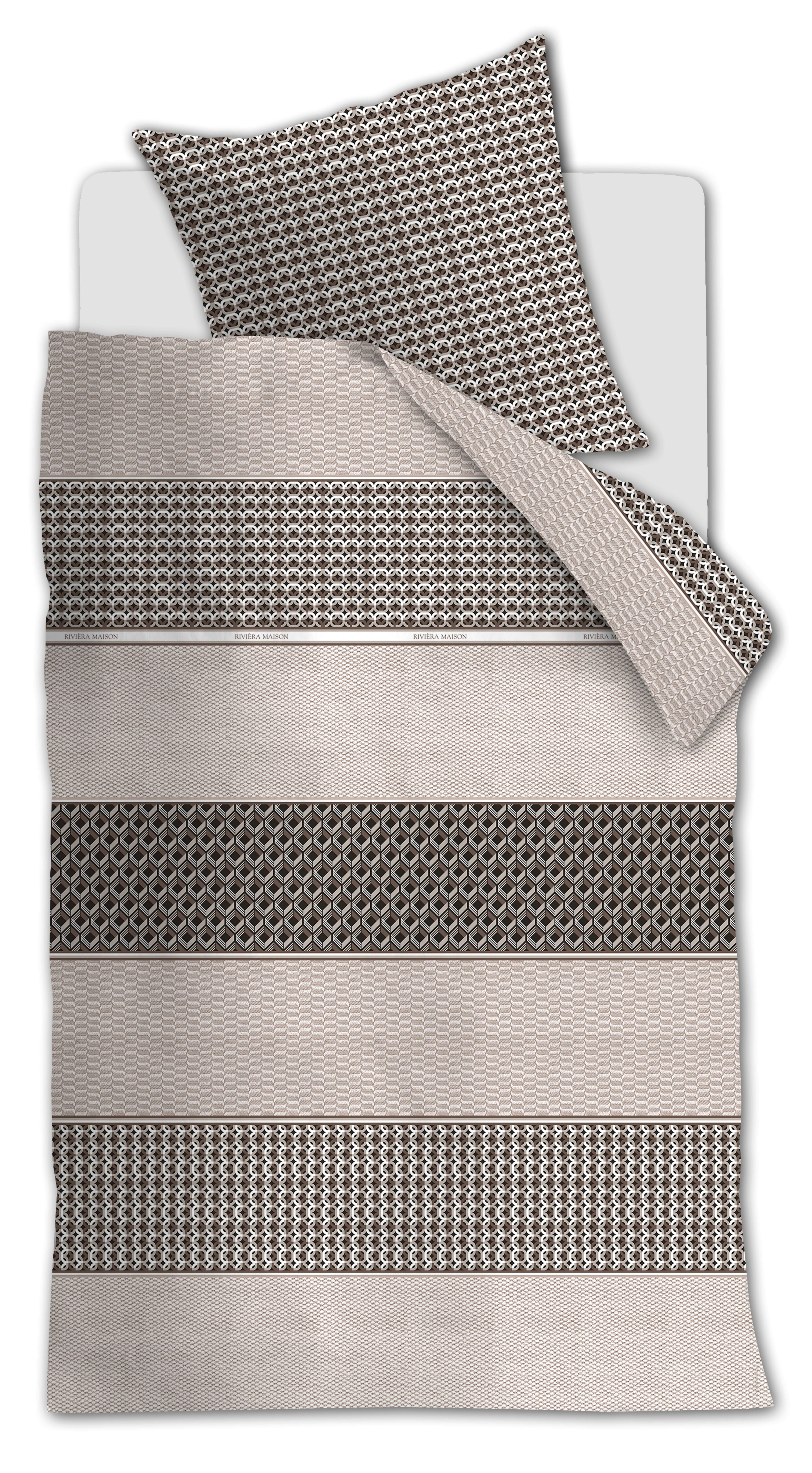 Rivièra Maison Bettwäsche Rivièra Maison Bettwäsche Set, Bettwäsche Set Lawrence, 2 teilig