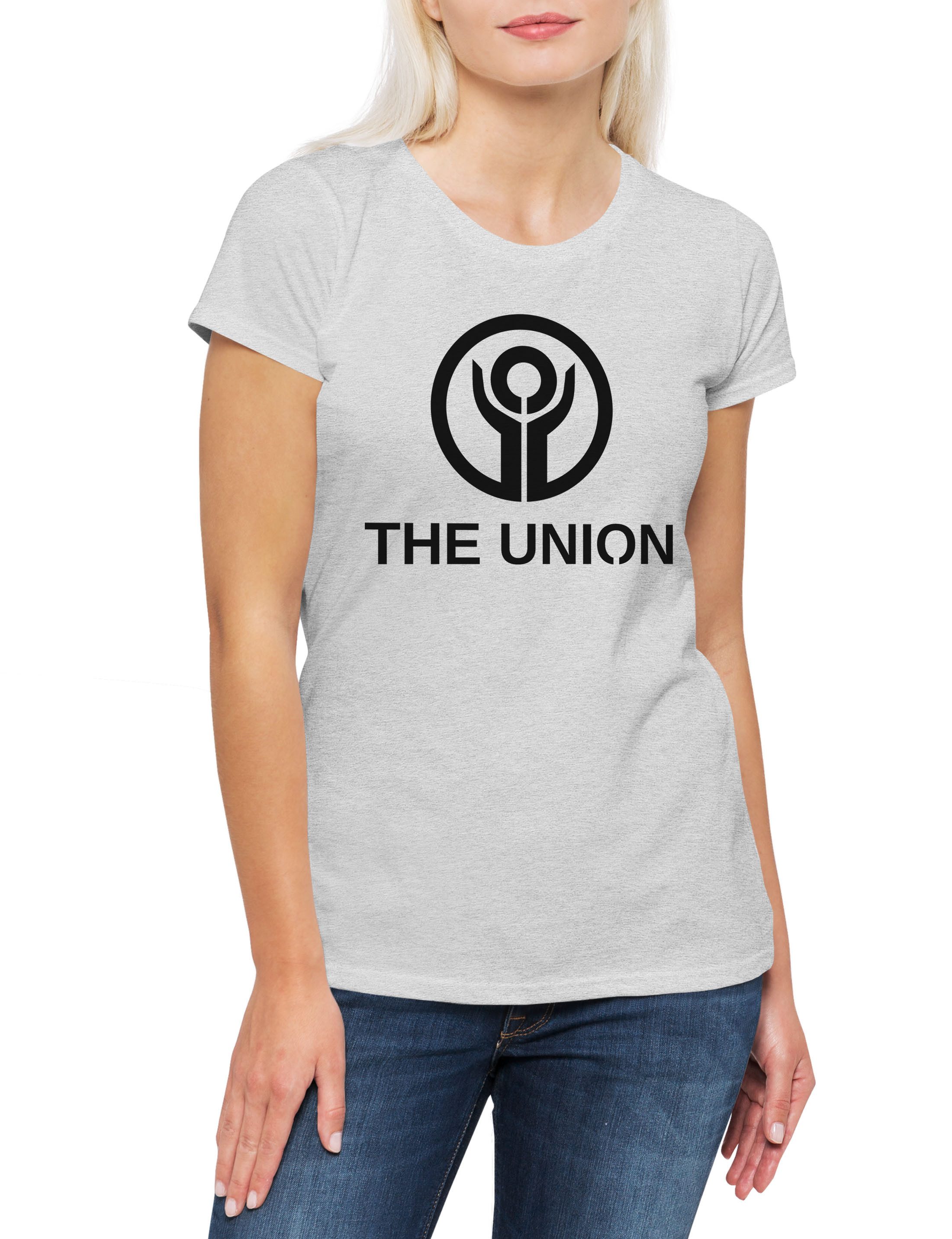 Print-Shirt The Union A Damen T-Shirt Cyberpunk Film Repo Sci-Fi Men Movie Logo