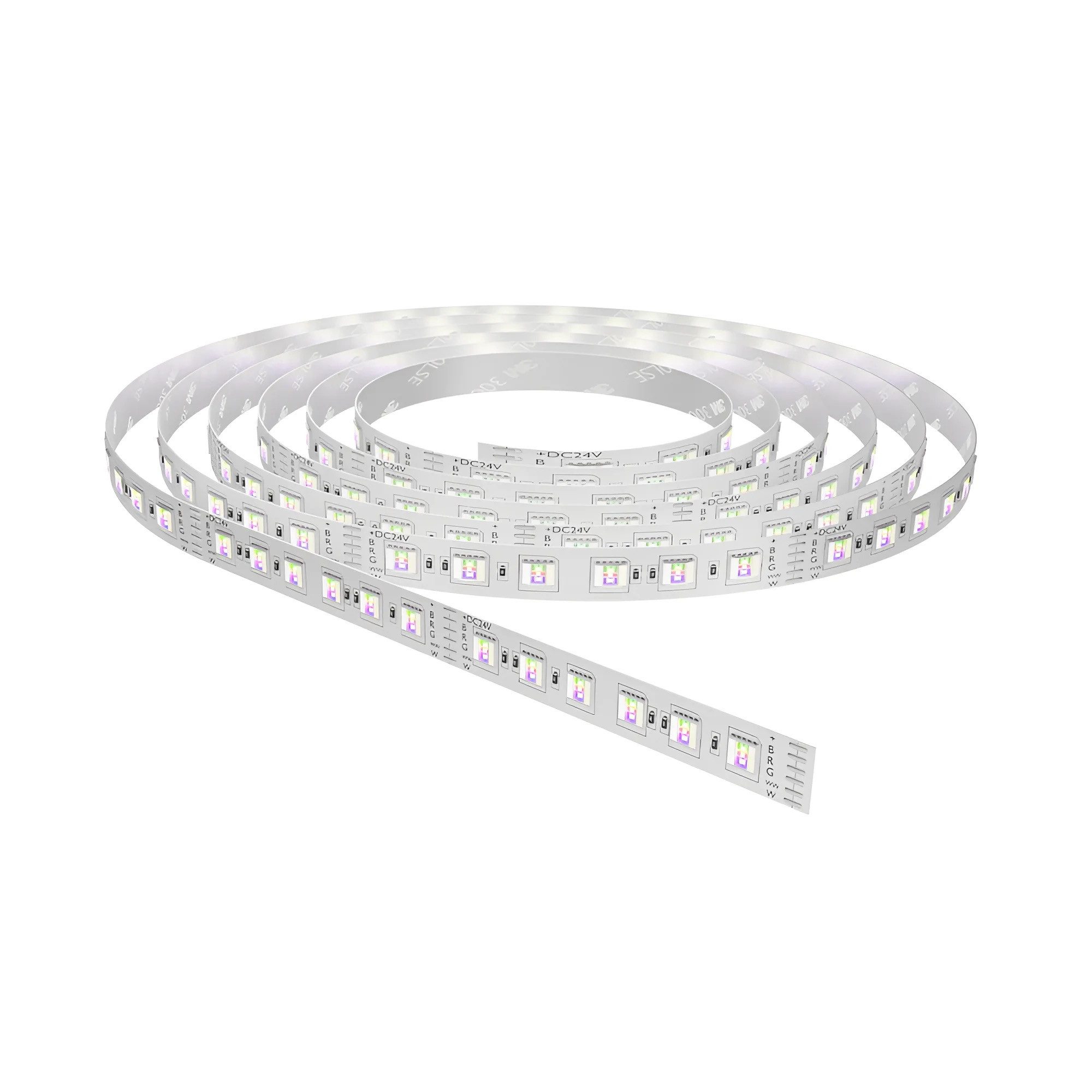 Braytron LED Stripe LED Streifen 10 Meter Rolle 24V RGBW+CW RGB Warmweiß Kaltweiß 96 LED/m, RGBW+CW, Kürzbar, Klebestreifen, 24V