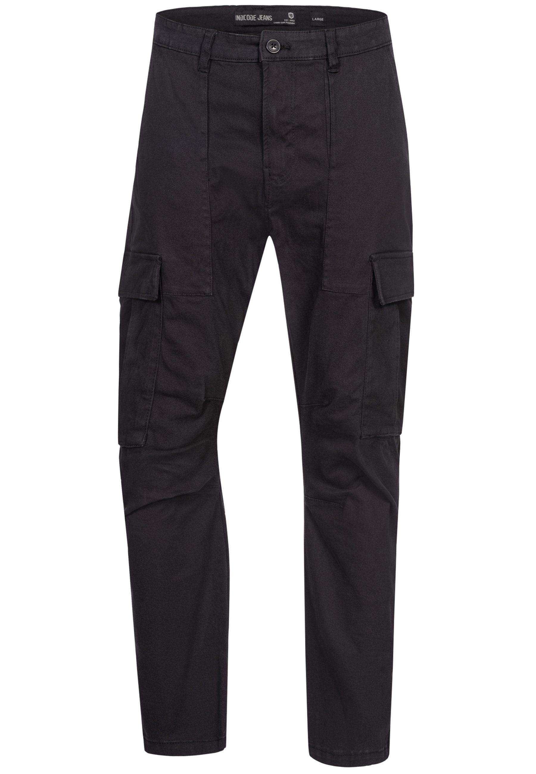 Cargohose Black Walsh Indicode