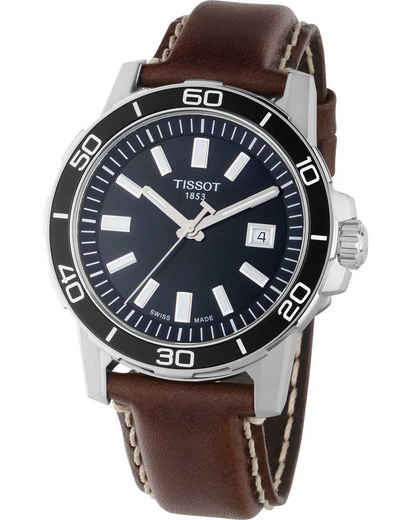 Tissot Schweizer Uhr Tissot T125.610.16.051.00 Herrenuhr Supersport 44m