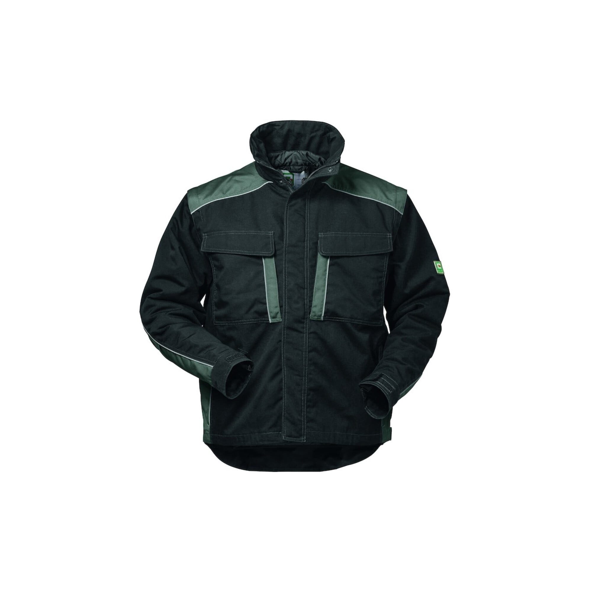 Feldtmann Softshellparka Canvas Outdoorjacke 2 in 1 Basel Gr.L schwarz/grau FELDTMANN