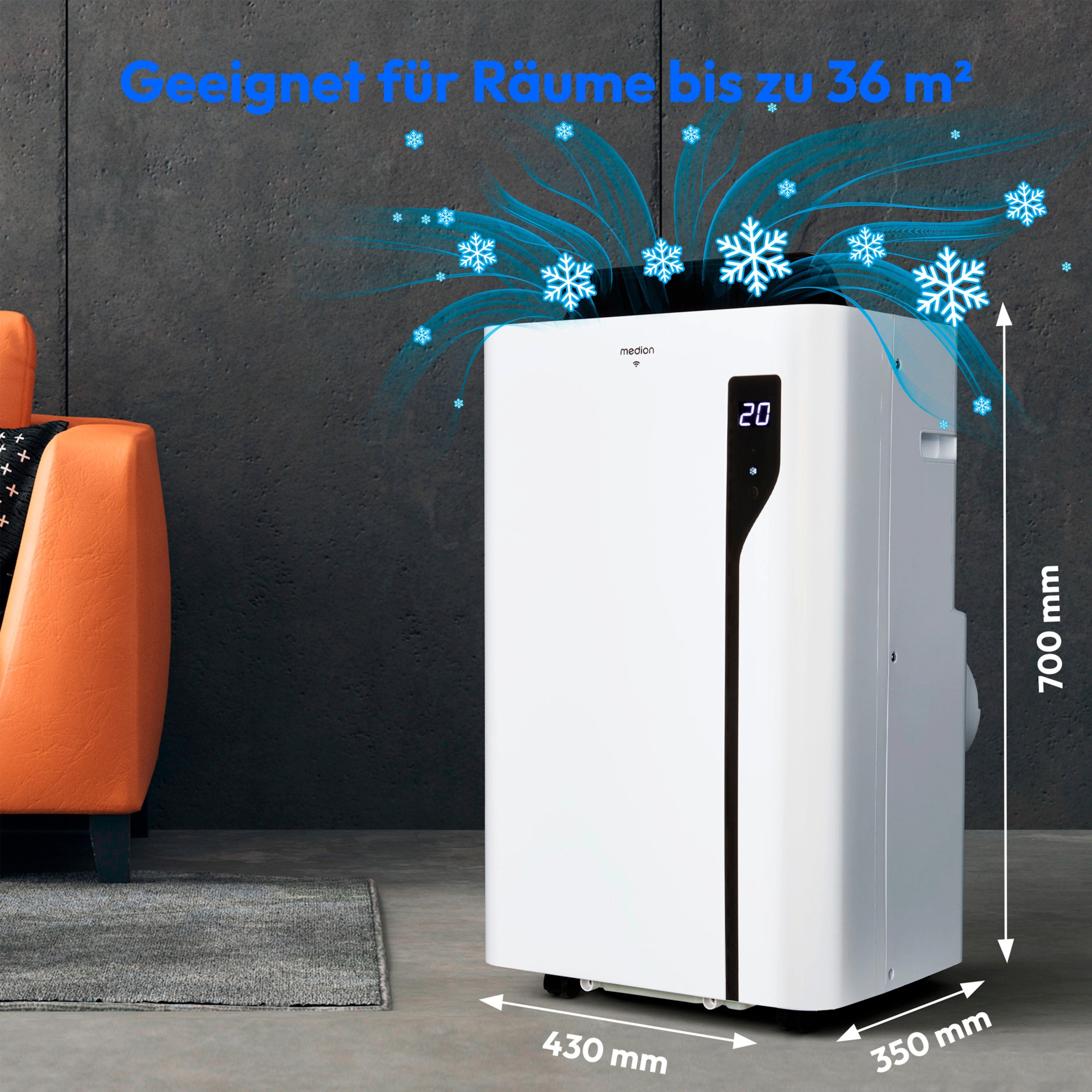 Medion® Klimagerät LIFE P1200 Klimaanlage MD37734, günstig online kaufen