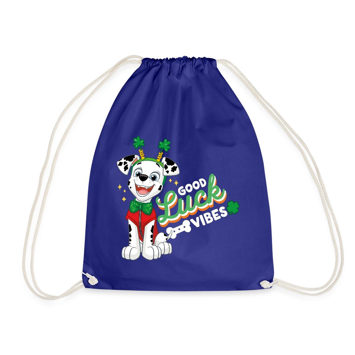 Spreadshirt Turnbeutel Paw Patrol Marshall Good Luck Vibes Turnbeutel (1-tlg)