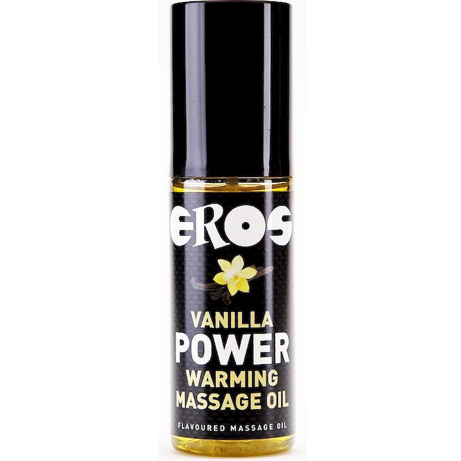 Gleit- und Massagegel EROS Power Warming Massage Oil Vanilla 100 ml