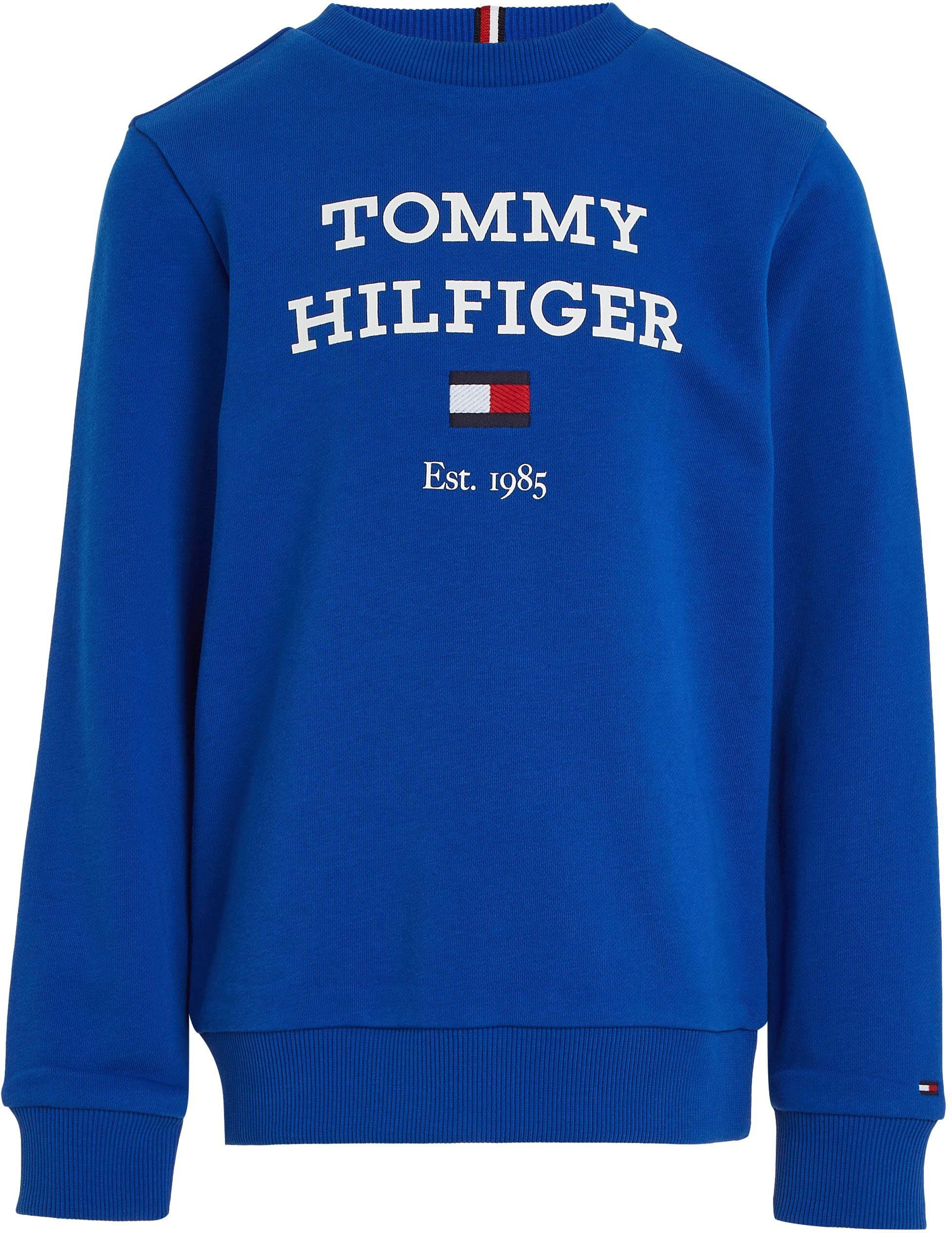 TH Sweatshirt Logo großem blue SWEATSHIRT ultra Tommy mit LOGO Hilfiger