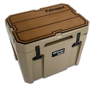 Petromax Outdoor-Flaschenkühler Petromax Haft-Auflage für Kühlbox kx25 braun mit Linien