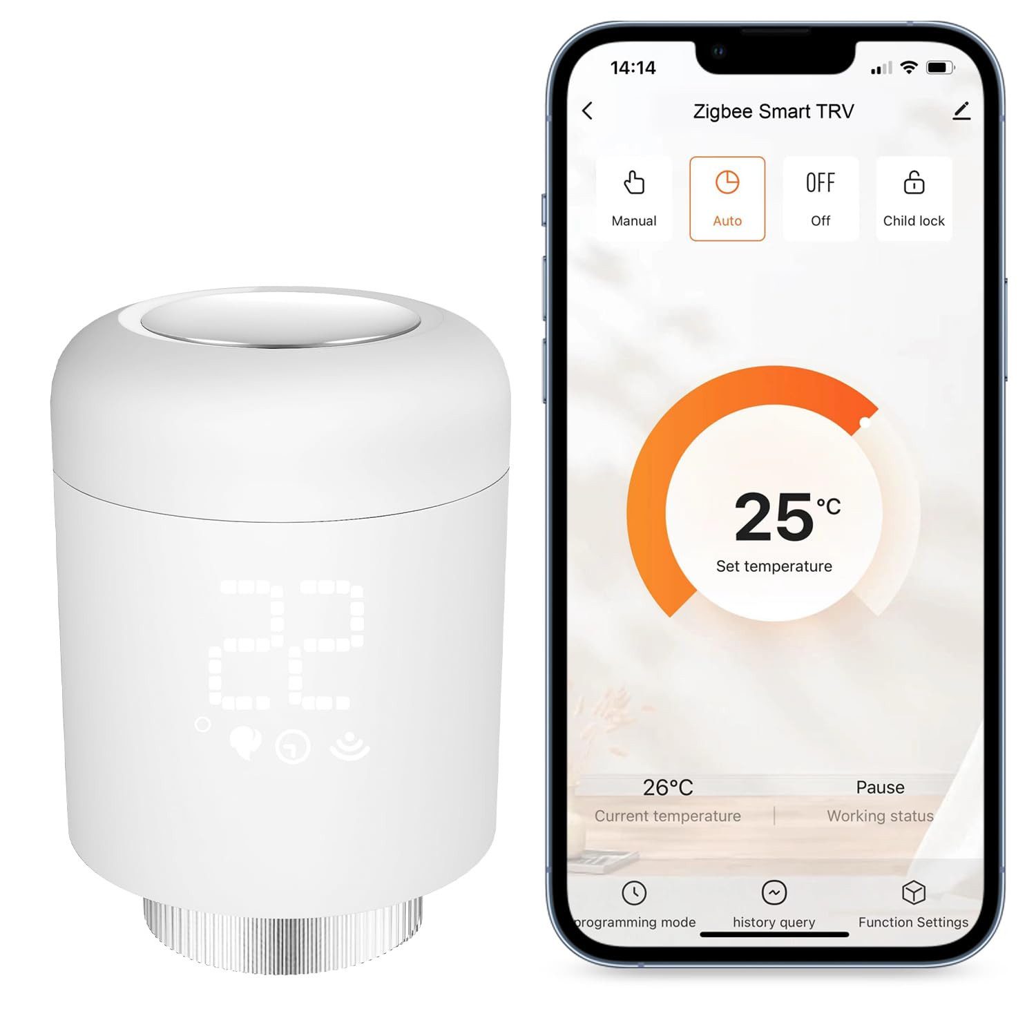 Heizkörperthermostat Heizkörperthermostat Zigbee Smart Heizungsthermostat App Fernbedienung