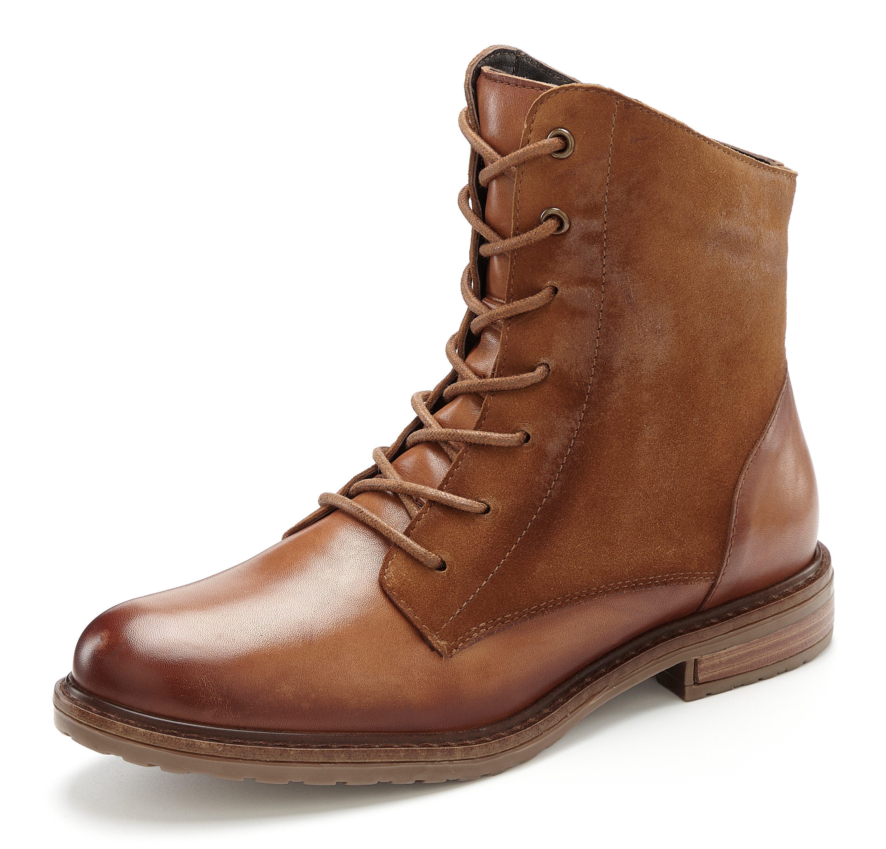 LASCANA Boots Stiefelette aus Leder günstig online kaufen