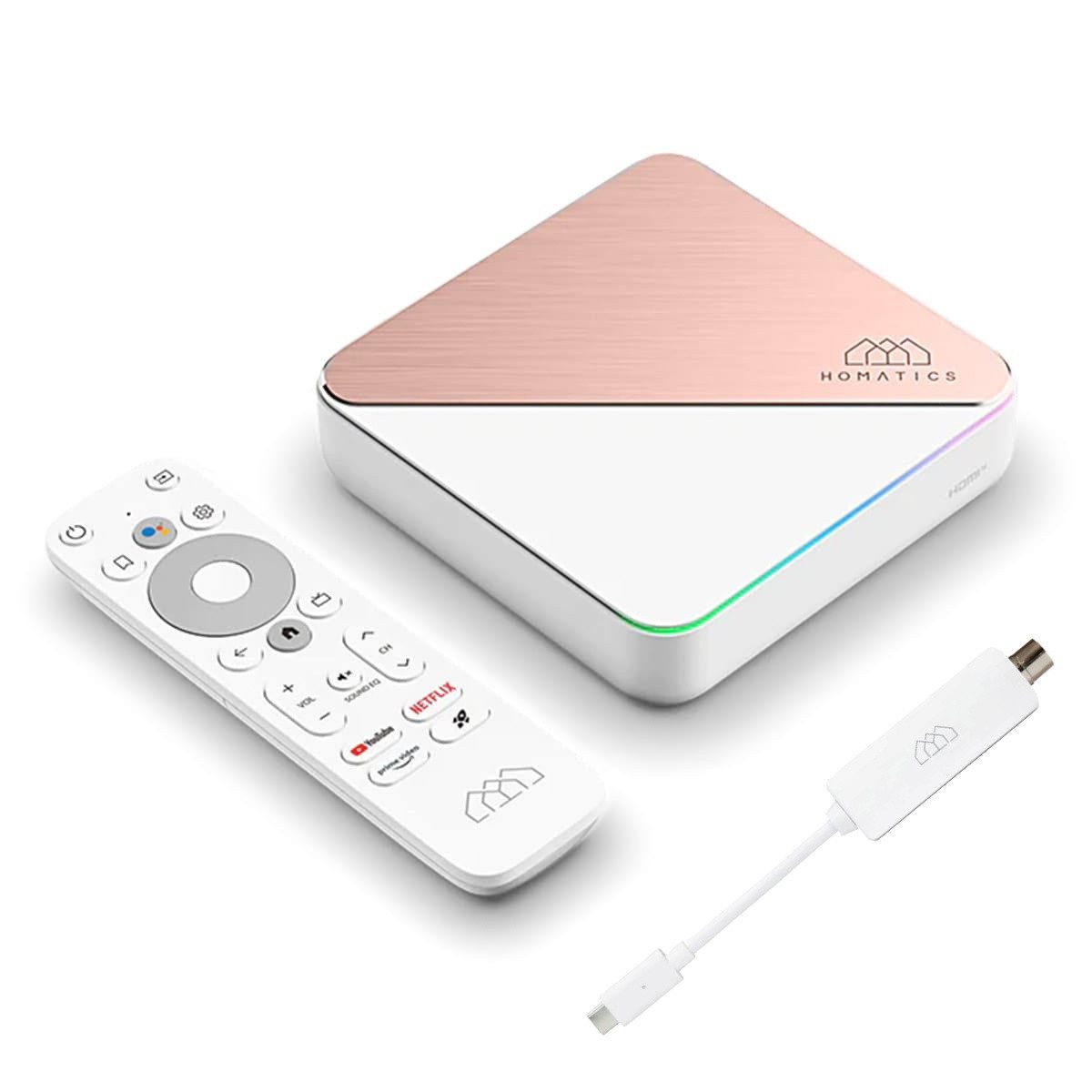 Streaming-Box Box R 4K Plus Android TV + DVB-T2 Tuner