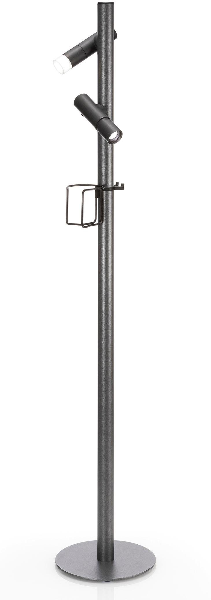 EVOTEC Gartenleuchte »PAUL«, Outdoorleuchte ideal zum Grillen, 2 LED Taschenlampen, 2 USB-Ladekabel, Multiring mit Flaschenhalter und 3 Haken-Otto
