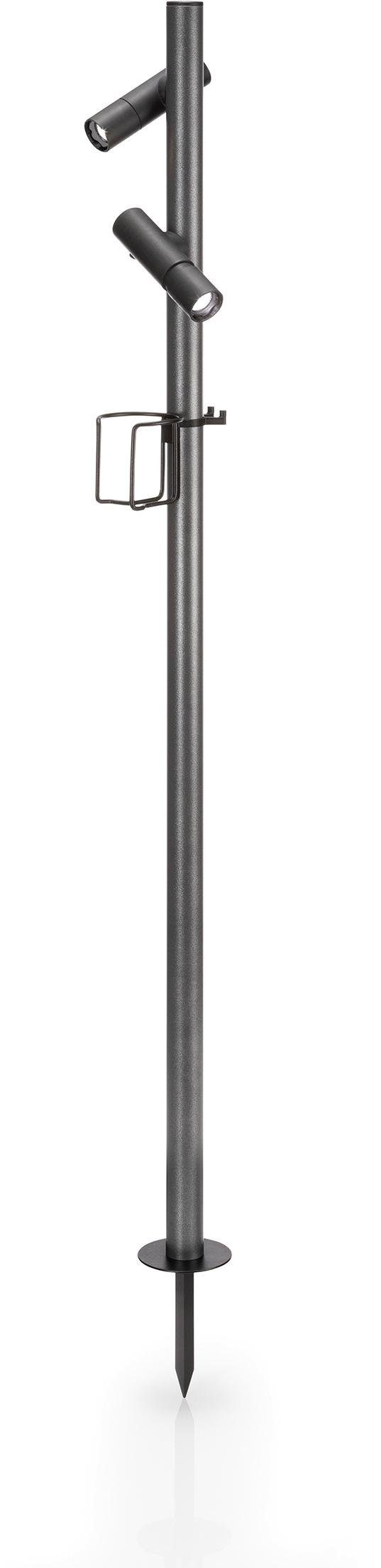EVOTEC Gartenleuchte »PAUL«, Outdoorleuchte ideal zum Grillen, 2 LED Taschenlampen, 2 USB-Ladekabel, Multiring mit Flaschenhalter und 3 Haken-kaufen