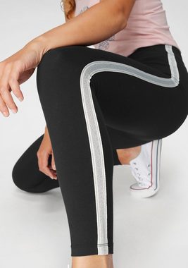 Ocean Sportswear Leggings mit Seitenstreifen in Metallic-Optik