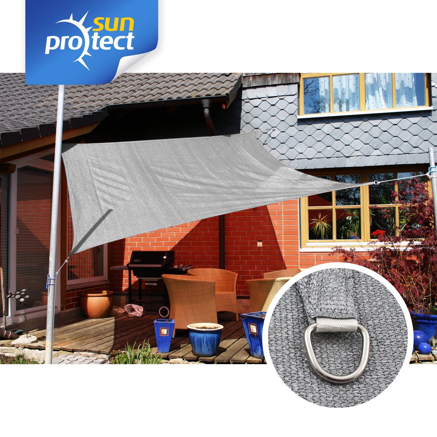 sunprotect Sonnensegel 3 x 3 m günstig online kaufen