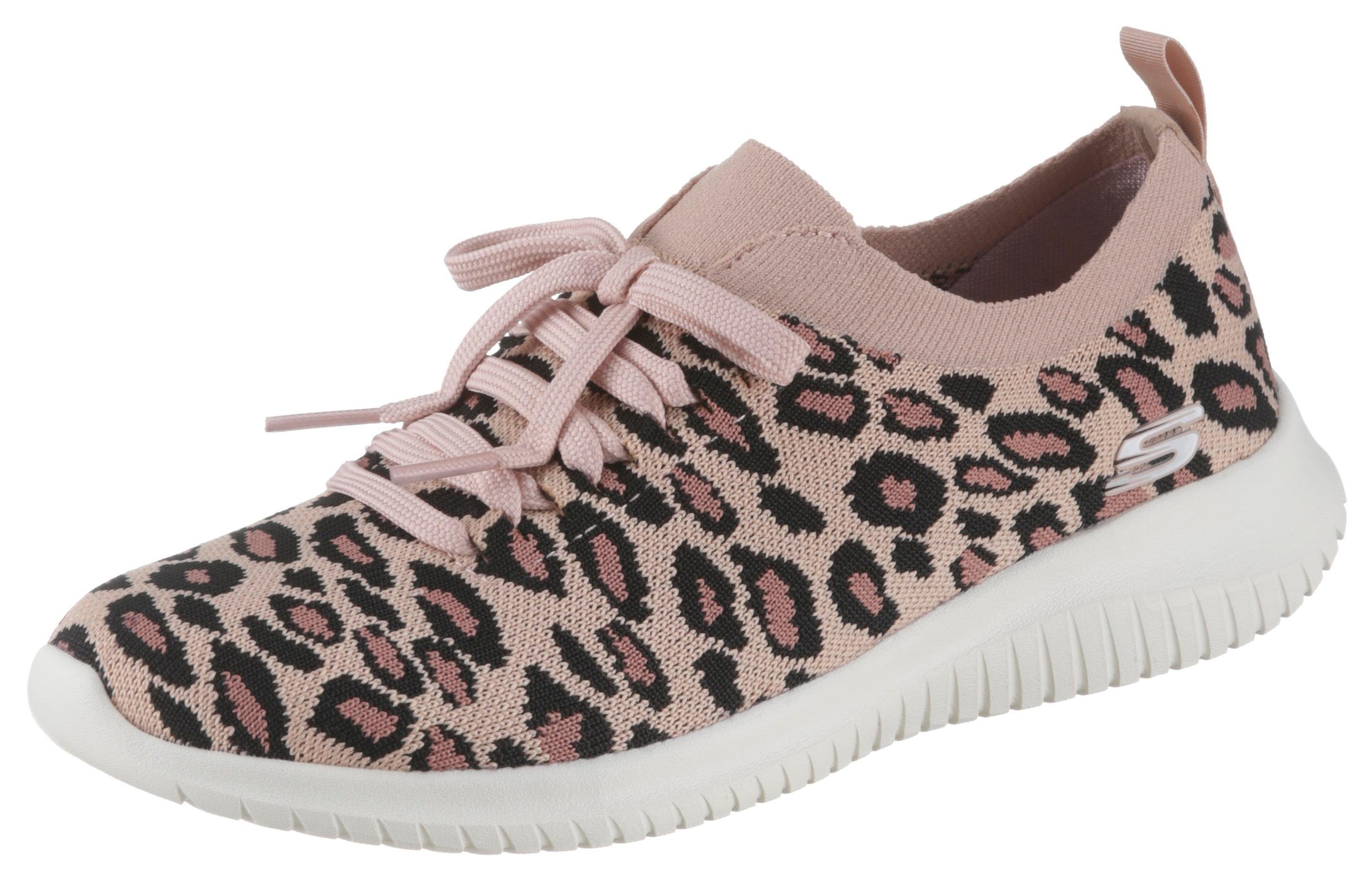 skechers brown & black ultra flex safari tour trainers