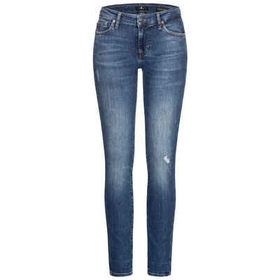 7 for all mankind Slim-fit-Jeans Джинси PYPER SLIM ILLUSION OUTLINE Mid Waist