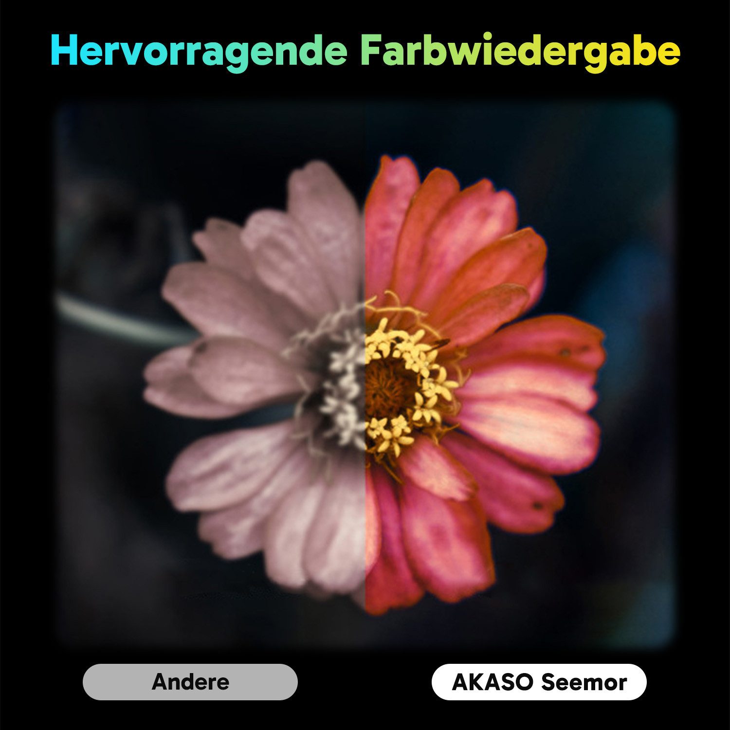 Akaso Nachtsichtgerät Seemor-200, 4K Vollfarb,16x ZOOM, 1000m Sicht, KI-ISP