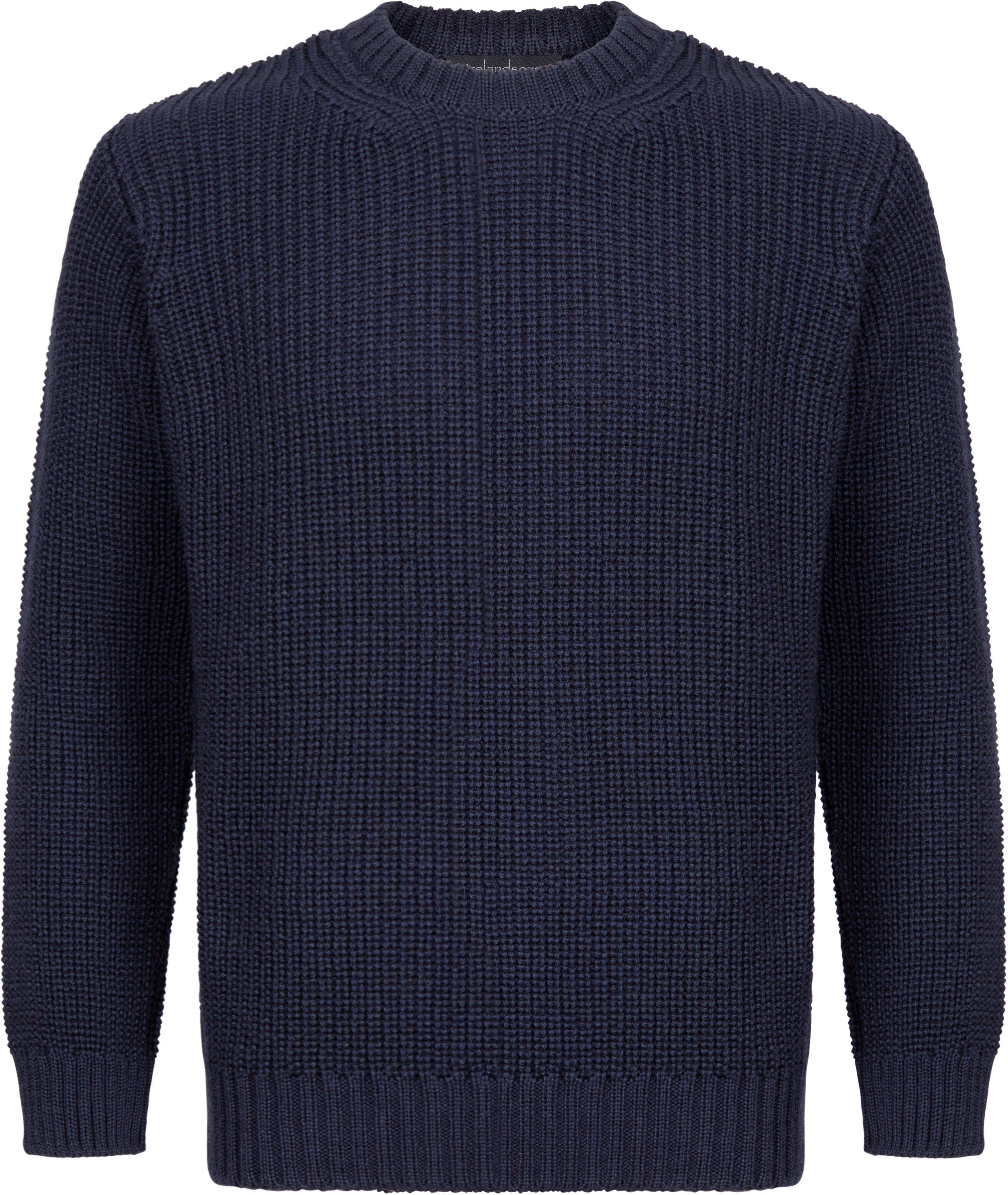 Irelandseye Wollpullover Crosshaven Ribbed Crew Neck Sweater Men