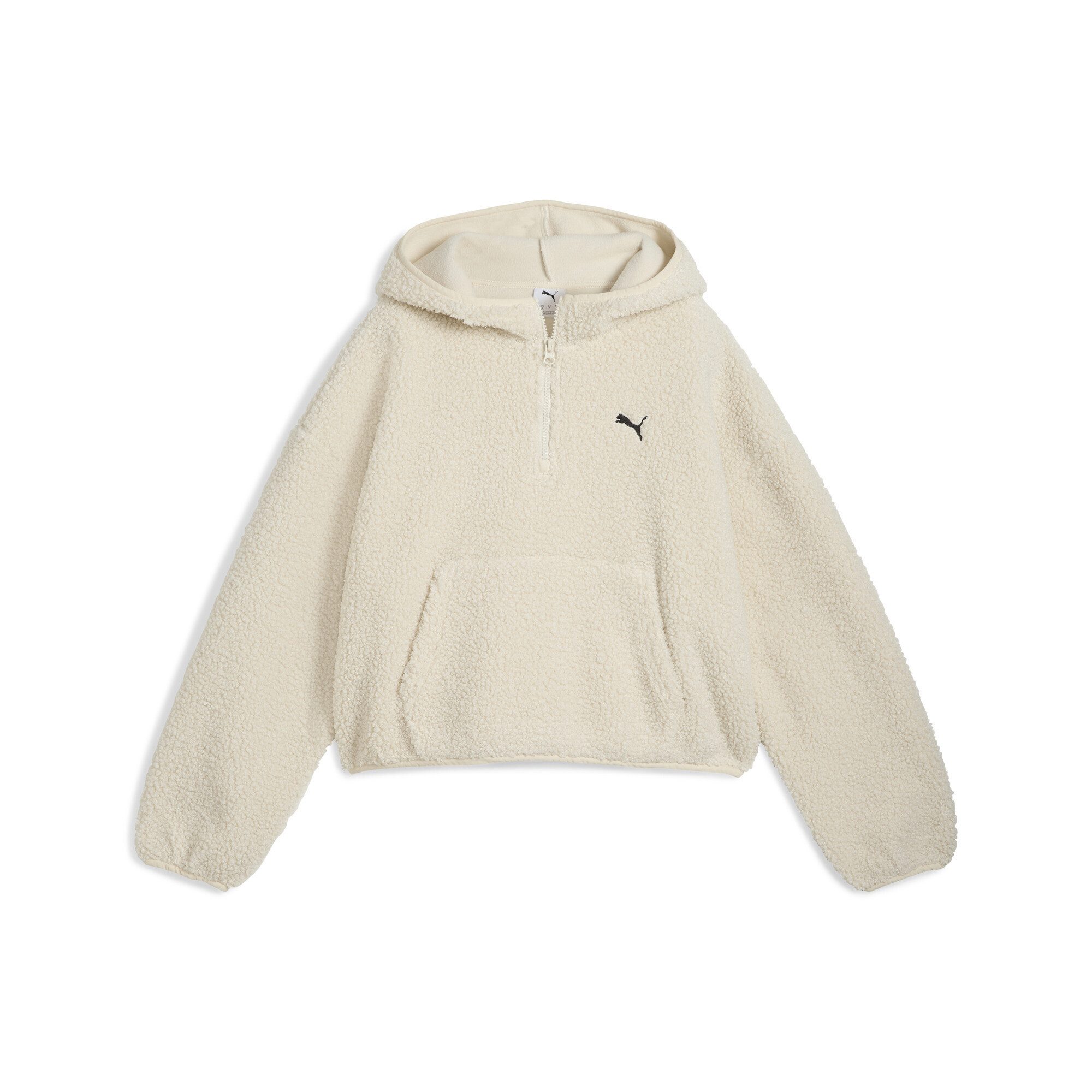 PUMA Hoodie Wardrobe Essentials Oversized Polarfleece Hoodie Damen