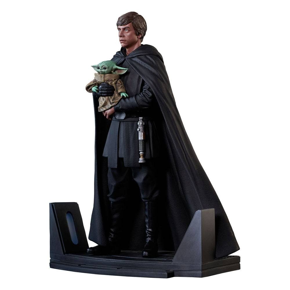GENTLE GIANT Merchandise-Figur Star Wars: Premier Collection 1/7 Luke Skywalker & Grogu 25 cm