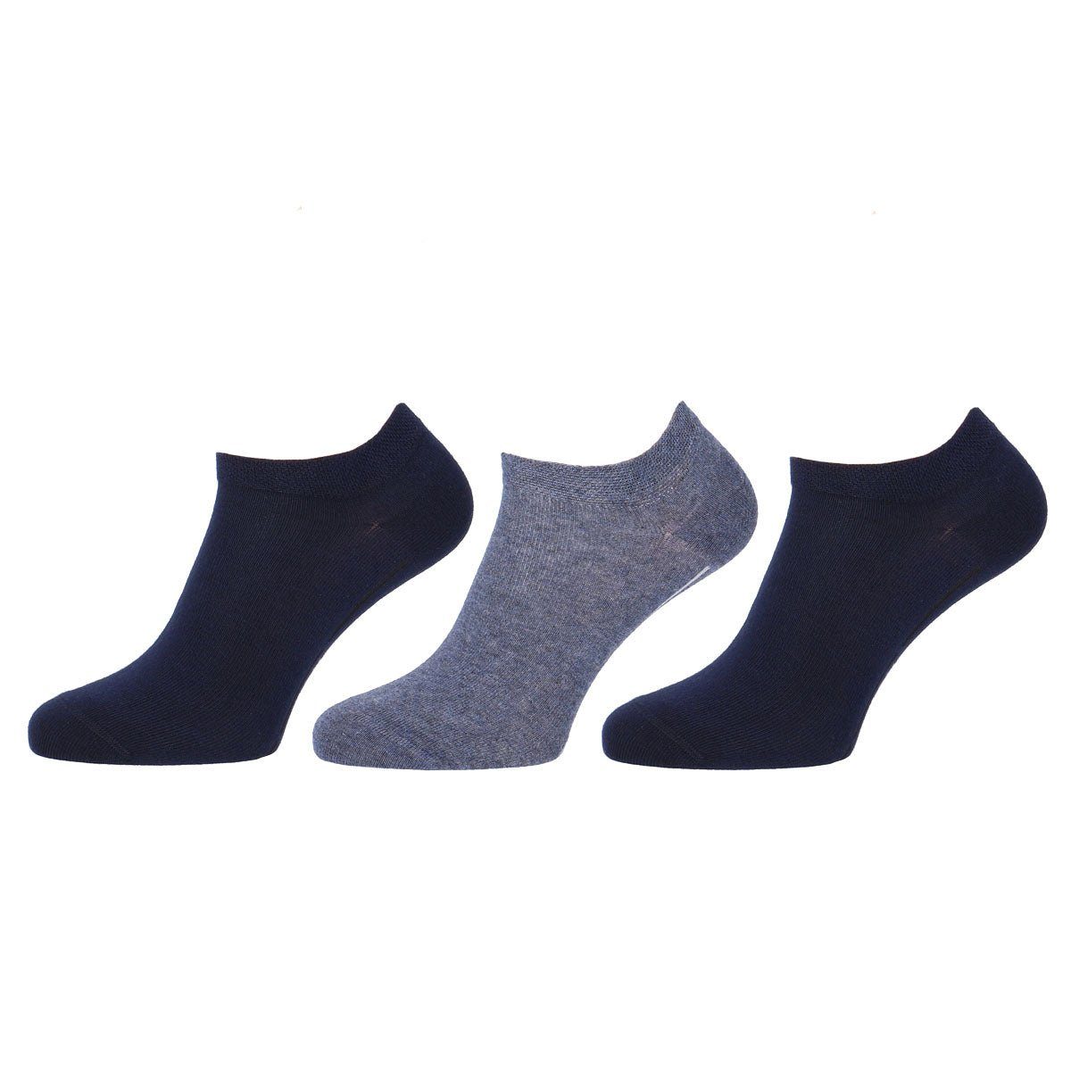 Sneaker-Socke Kurzsocken Baumwolle (3-Paar) Wilox LIFE Marine DAILY Unisex hautfreundlicher Wilox 3-er Pack aus